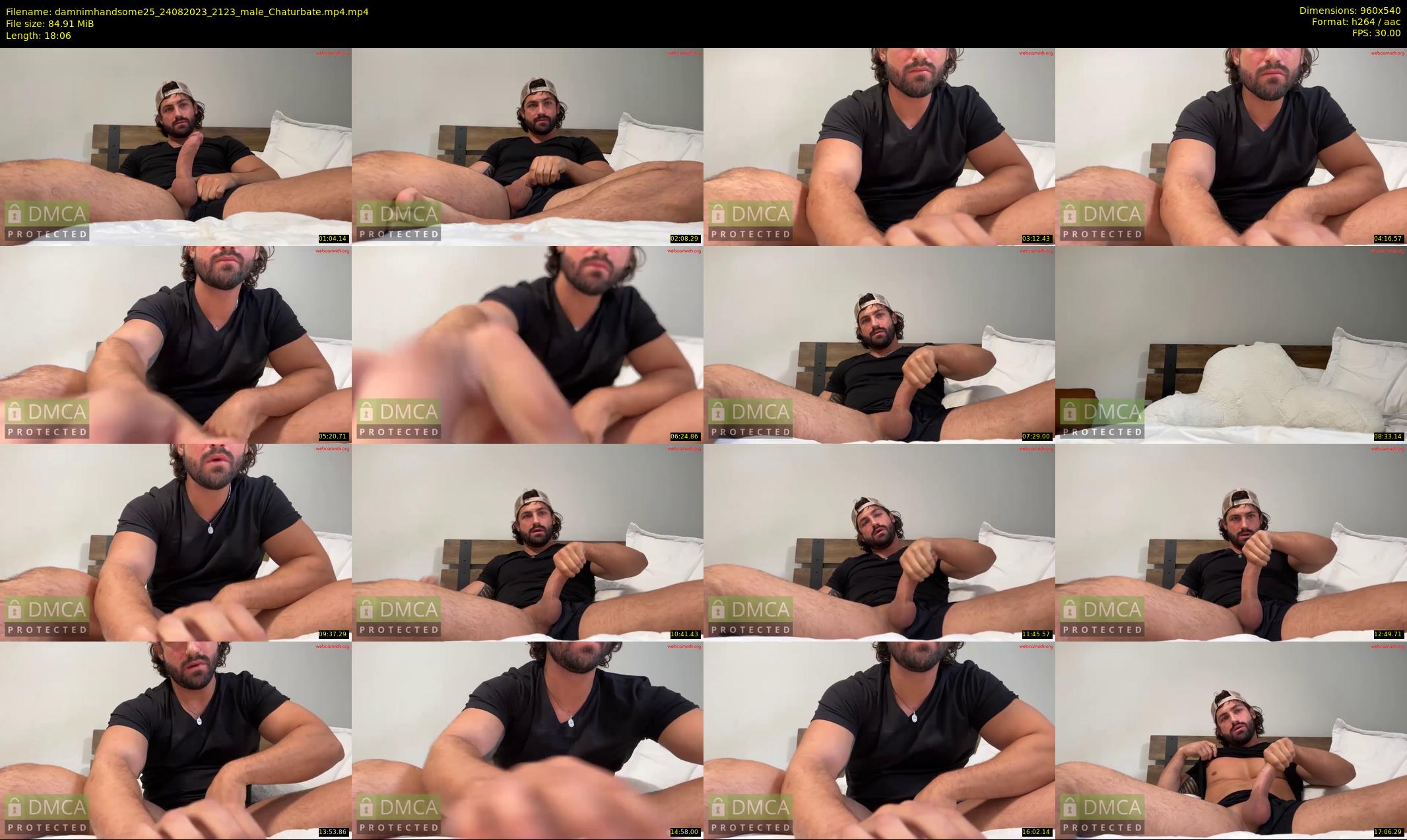 damnimhandsome25 — 19 minute Chaturbate male cam show recording, 480p, Aug 24, 2023
