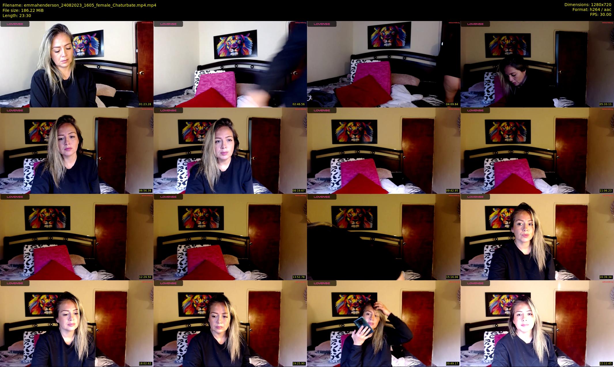 emmahenderson — 24 minute Chaturbate female cam show recording, 720p, Aug 24, 2023