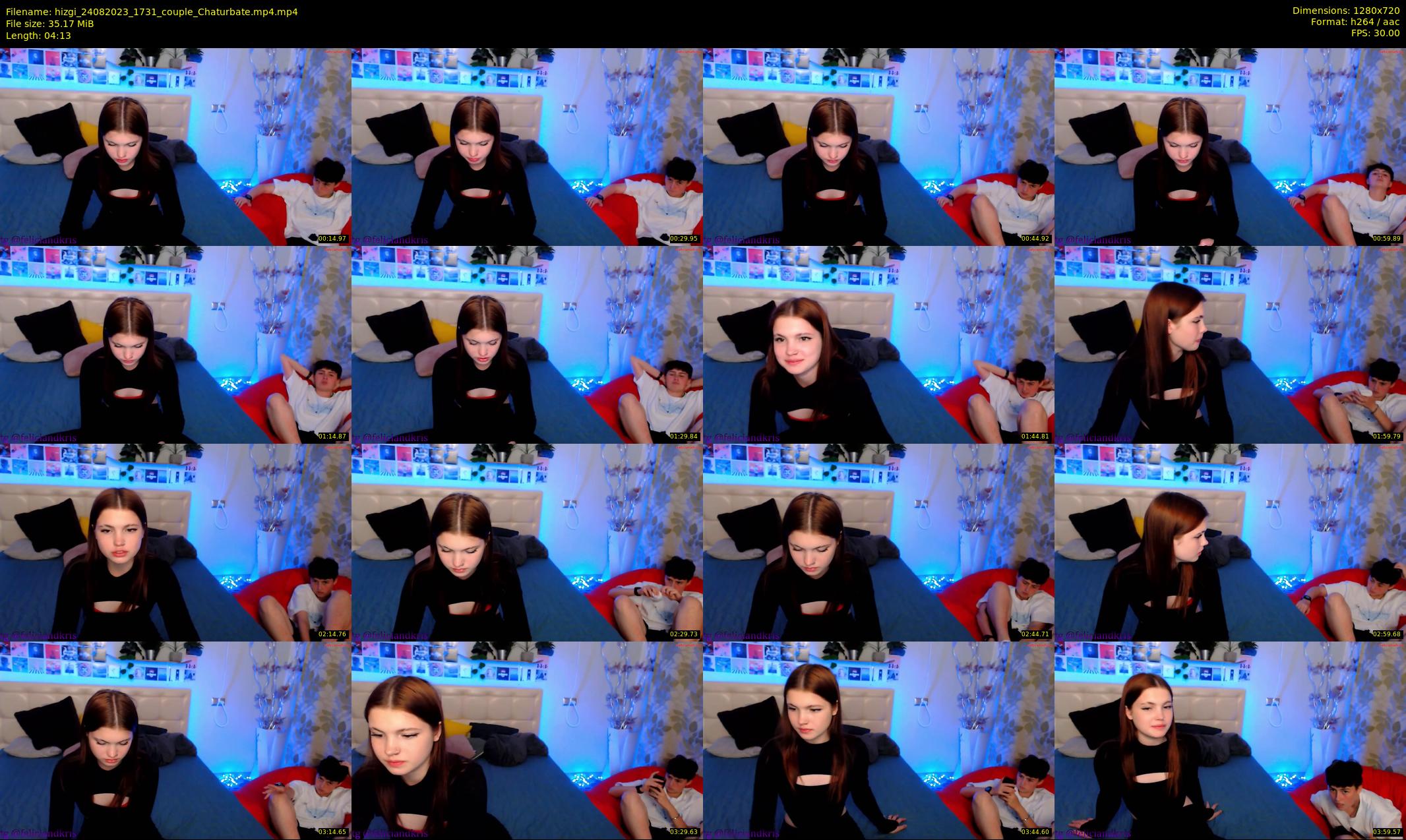 hizgi — 5 minute Chaturbate couple cam show recording, 720p, Aug 24, 2023