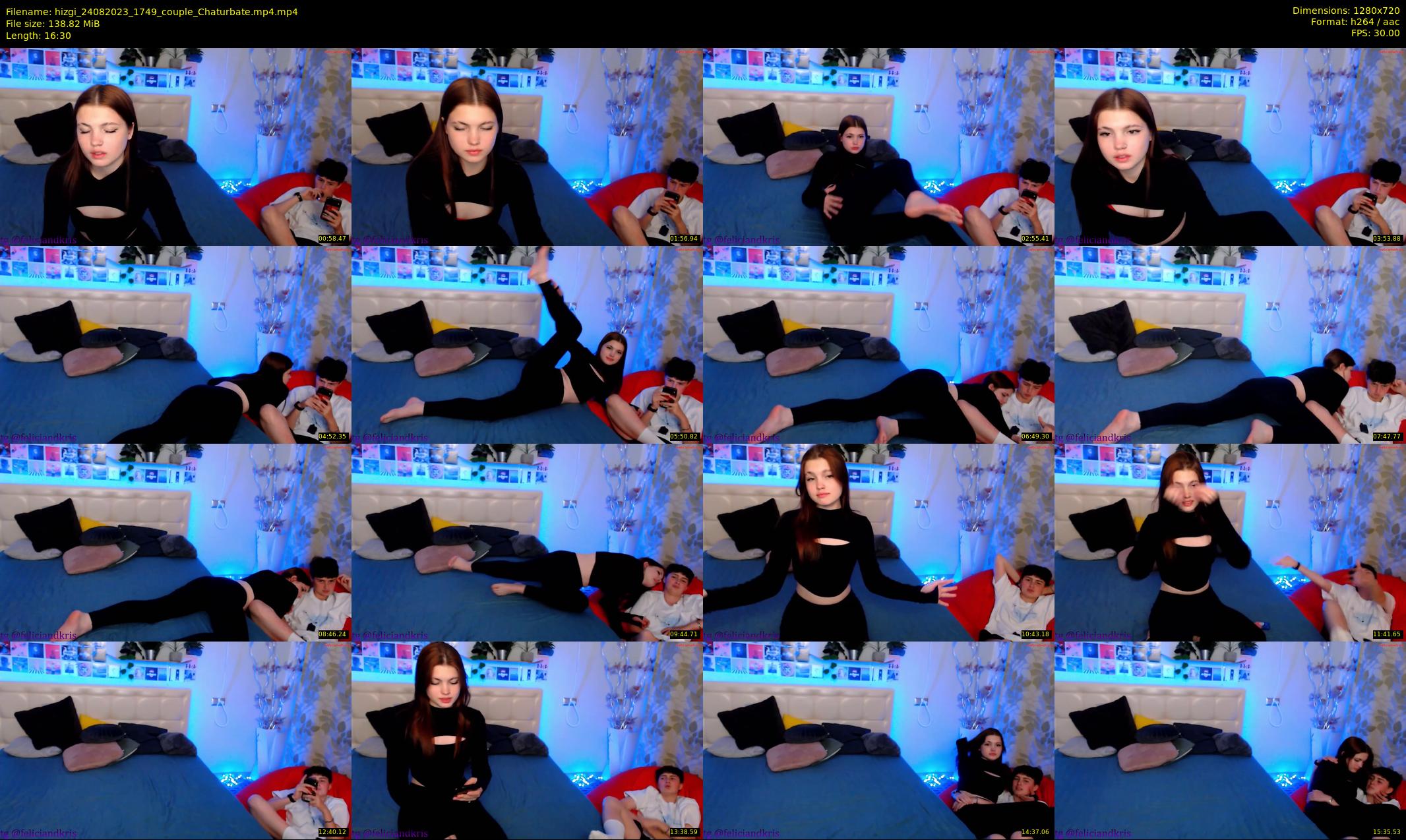 hizgi — 17 minute Chaturbate couple cam show recording, 720p, Aug 24, 2023