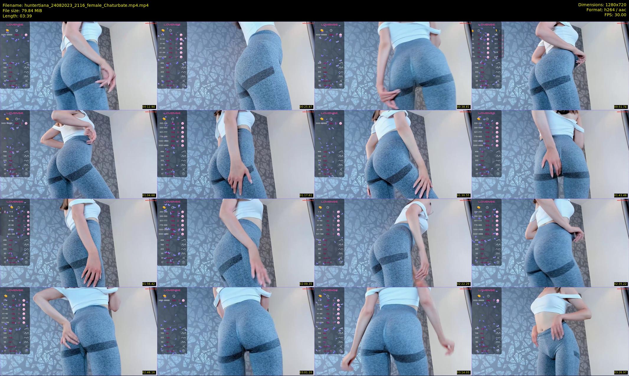 huntertiana — 4 minute Chaturbate female cam show recording, 720p, Aug 24, 2023