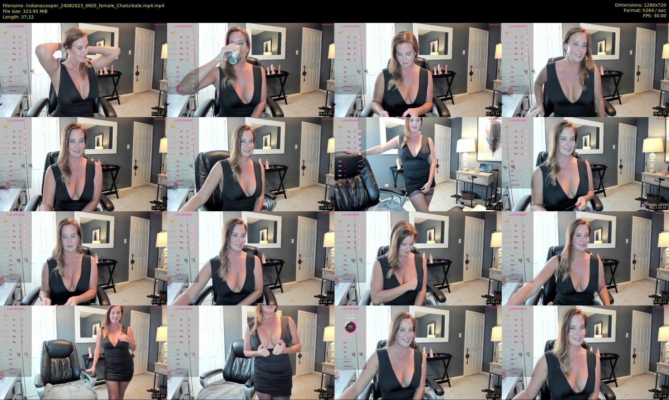 indianacooper — 38 minute Chaturbate female cam show recording, 720p, Aug 24, 2023