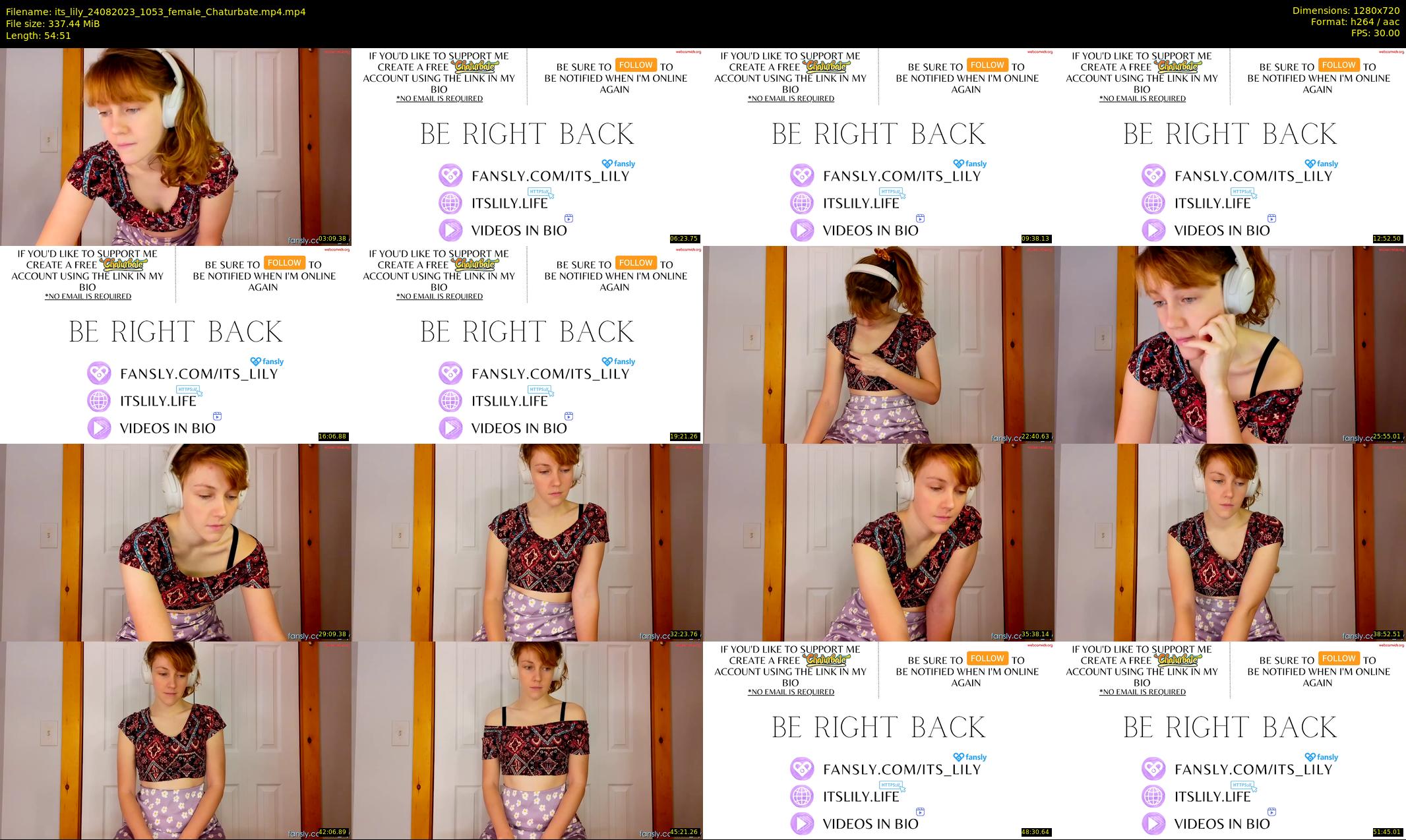its_lily — 55 minute Chaturbate female cam show recording, 720p, Aug 24, 2023