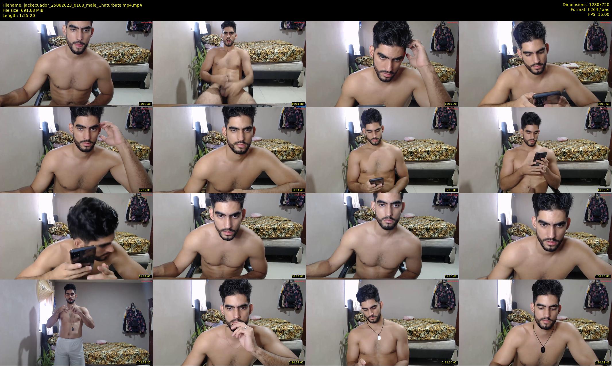 jackecuador — 86 minute Chaturbate male cam show recording, 720p, Aug 25, 2023