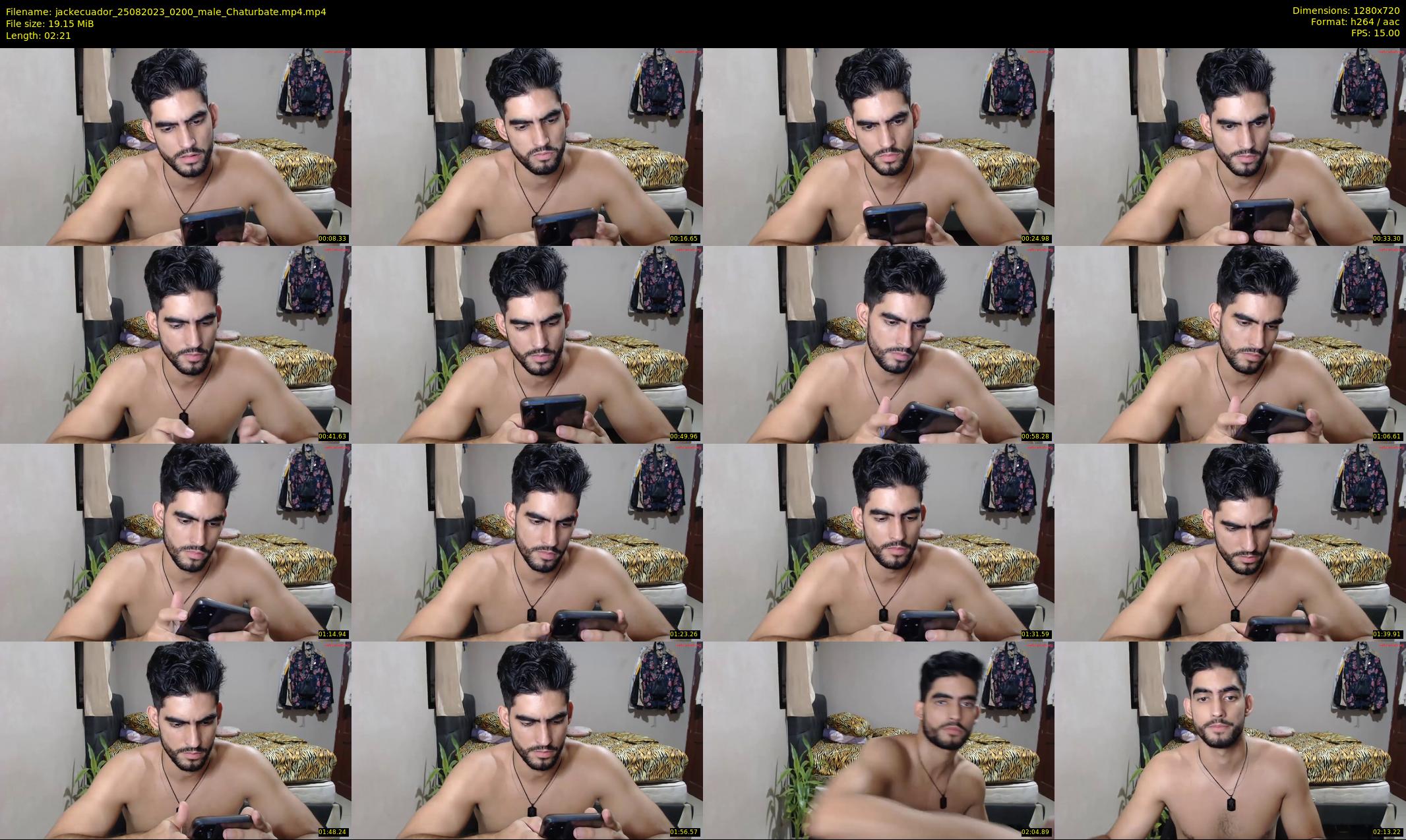 jackecuador — 3 minute Chaturbate male cam show recording, 720p, Aug 25, 2023