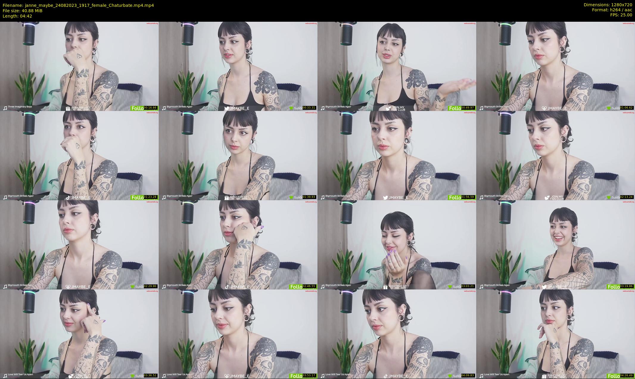 janne_maybe — 5 minute Chaturbate female cam show recording, 720p, Aug 24, 2023