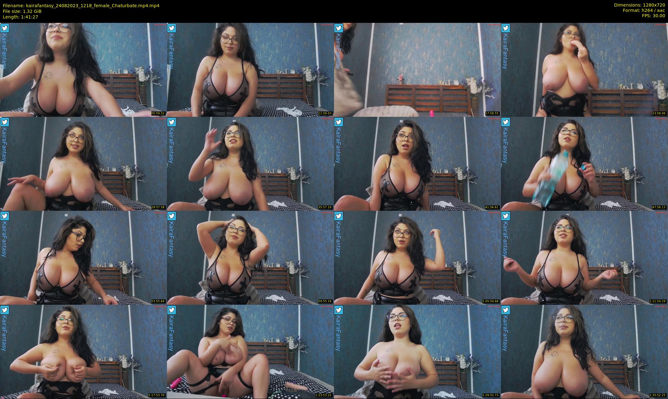 kairafantasy — 102 minute Chaturbate female cam show recording, 720p, Aug 24, 2023