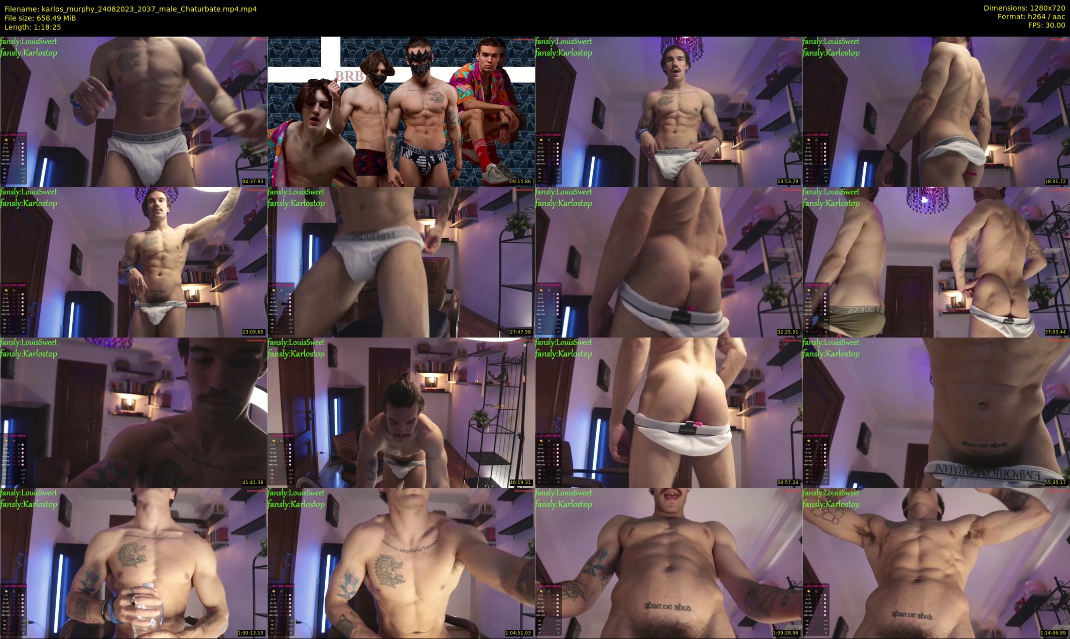 karlos_murphy — 79 minute Chaturbate male cam show recording, 720p, Aug 24, 2023