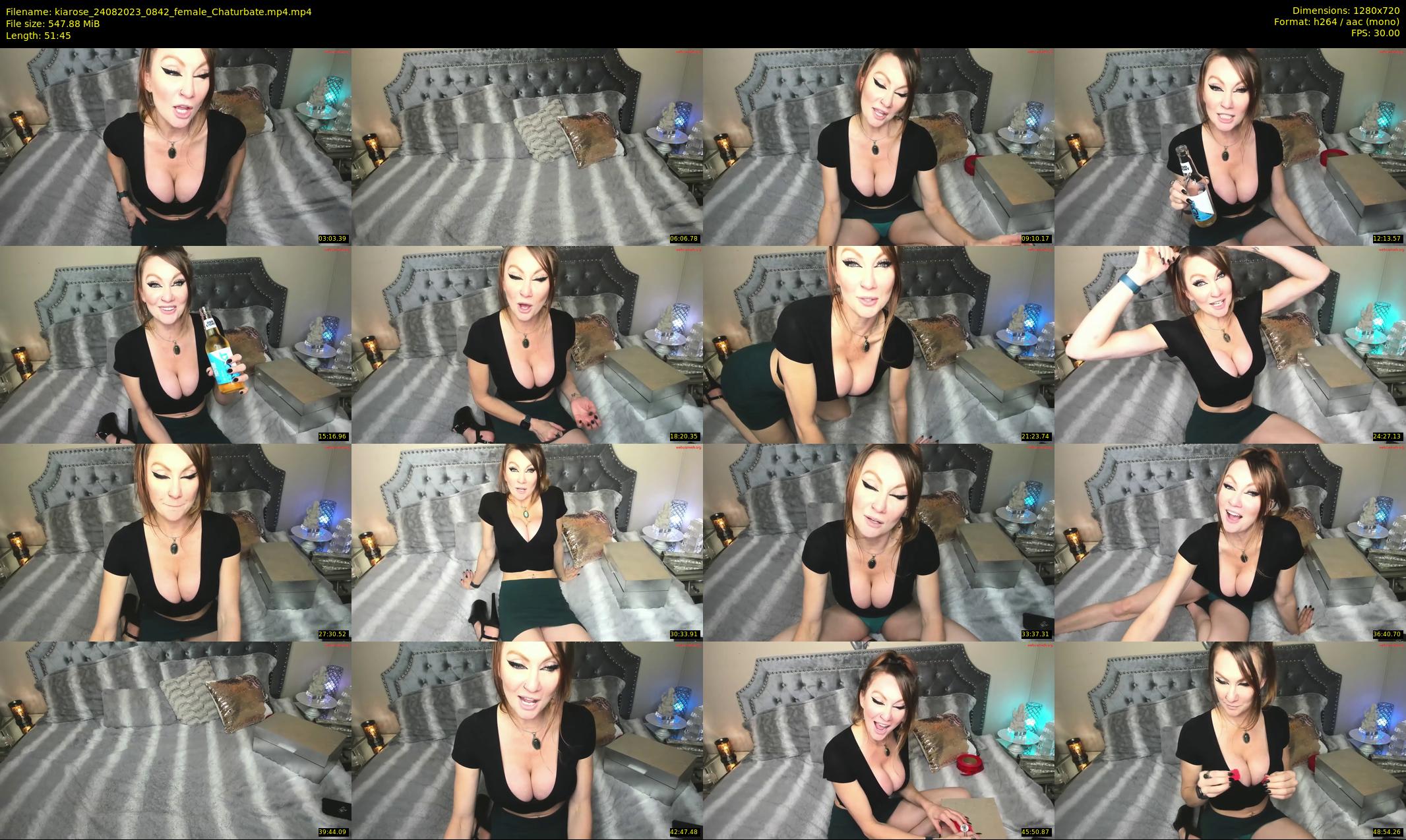 kiarose — 52 minute Chaturbate female cam show recording, 720p, Aug 24, 2023