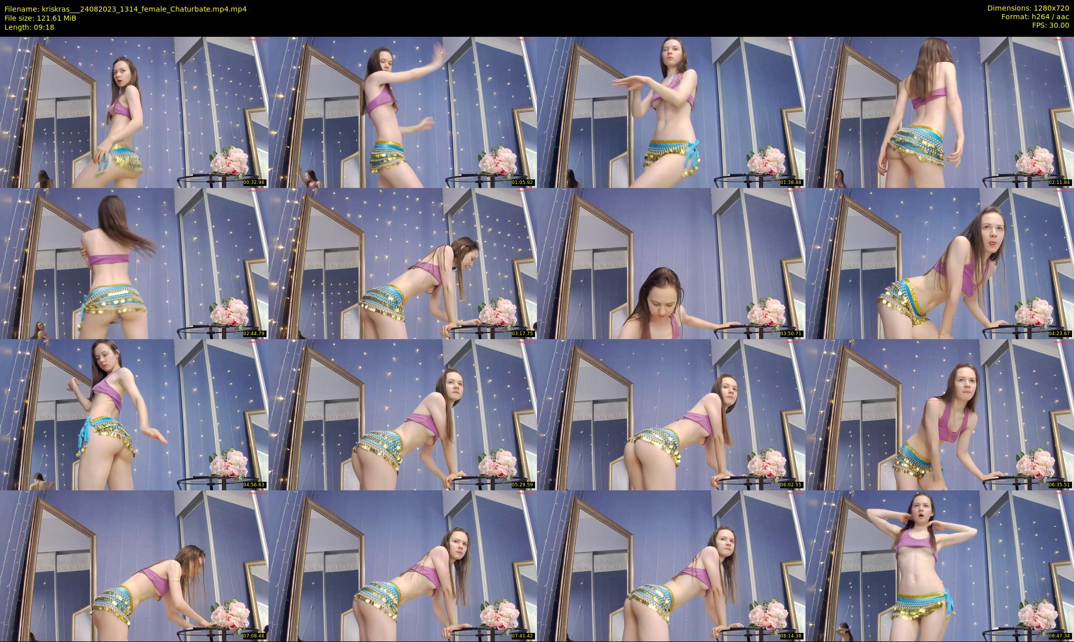 kriskras__ — 10 minute Chaturbate female cam show recording, 720p, Aug 24, 2023