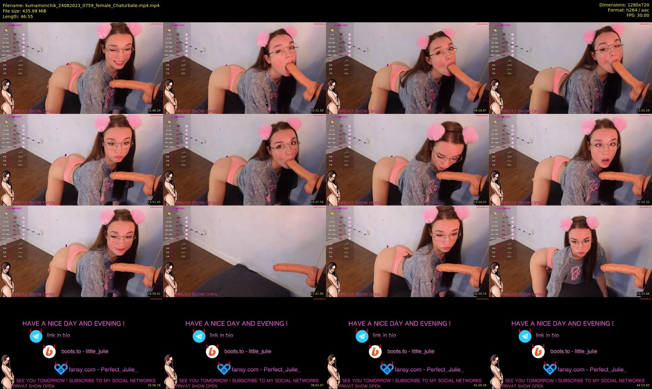 kumamonchik — 47 minute Chaturbate couple cam show recording, 720p, Aug 24, 2023