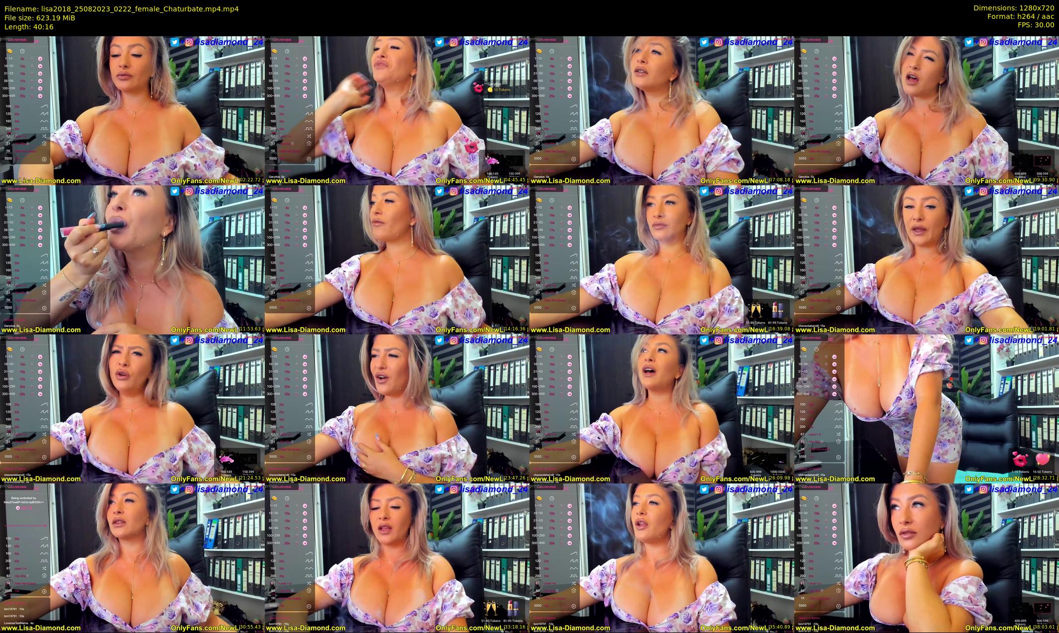 lisa2018 — 41 minute Chaturbate female cam show recording, 720p, Aug 25, 2023