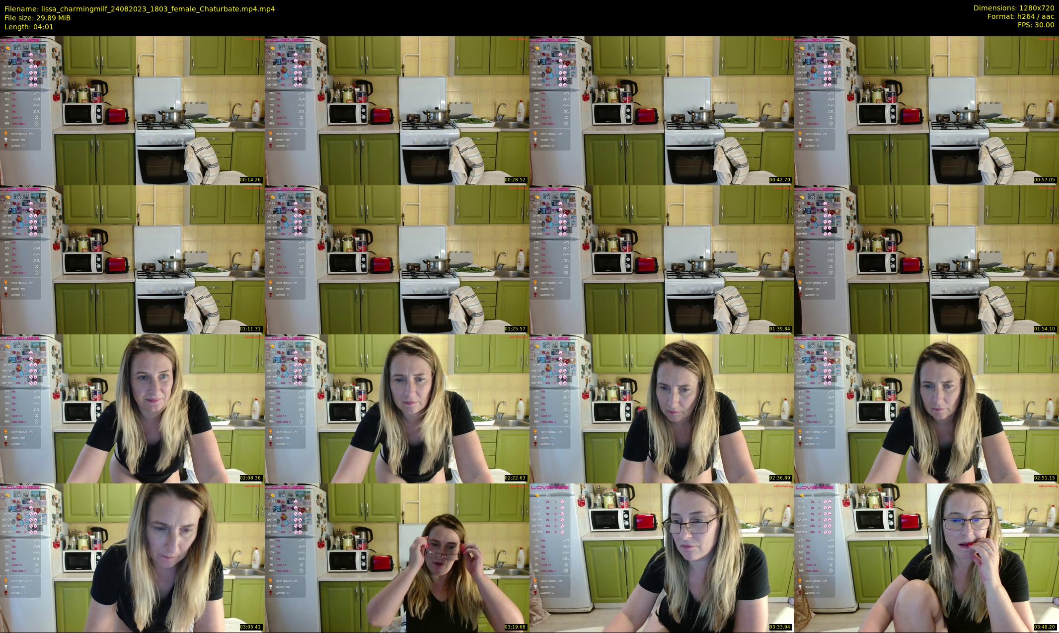 lissa_charmingmilf — 5 minute Chaturbate female cam show recording, 720p, Aug 24, 2023