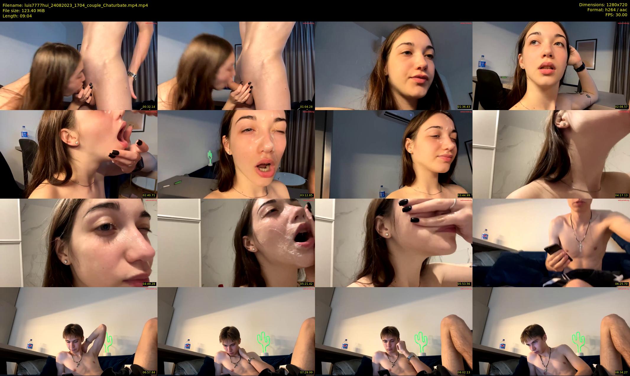 luis7777hui — 10 minute Chaturbate couple cam show recording, 720p, Aug 24, 2023