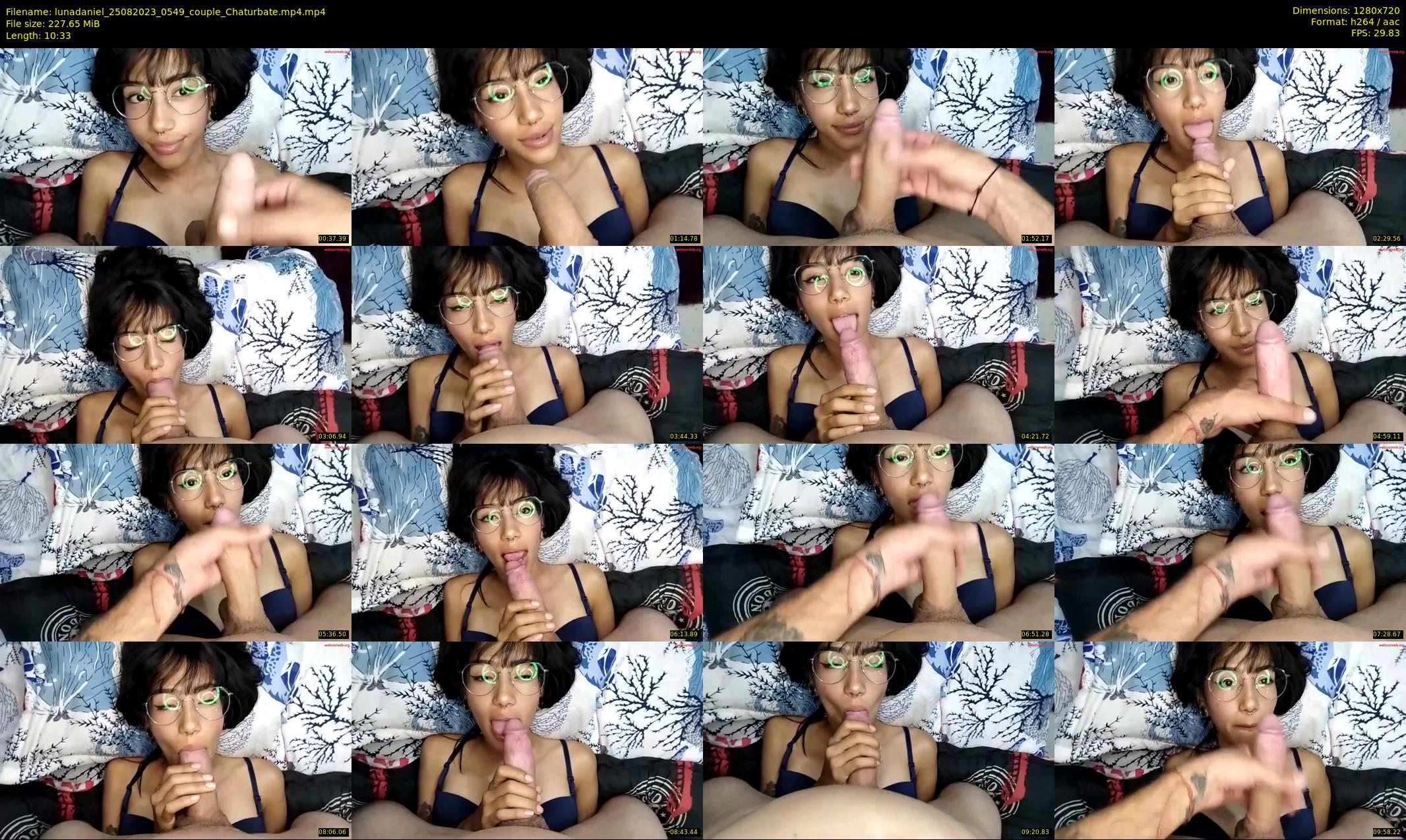 lunadaniel — 11 minute Chaturbate couple cam show recording, 720p, Aug 25, 2023