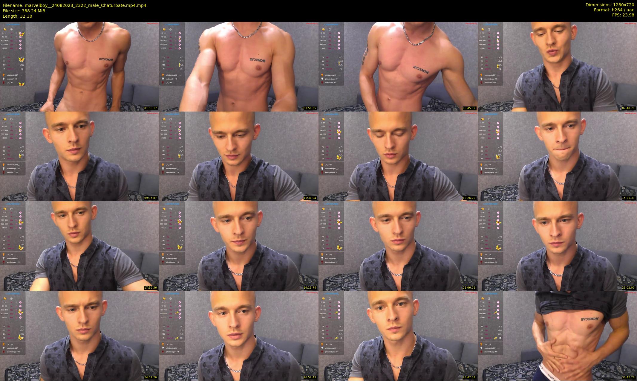 marvelboy_ — 33 minute Chaturbate male cam show recording, 720p, Aug 24, 2023