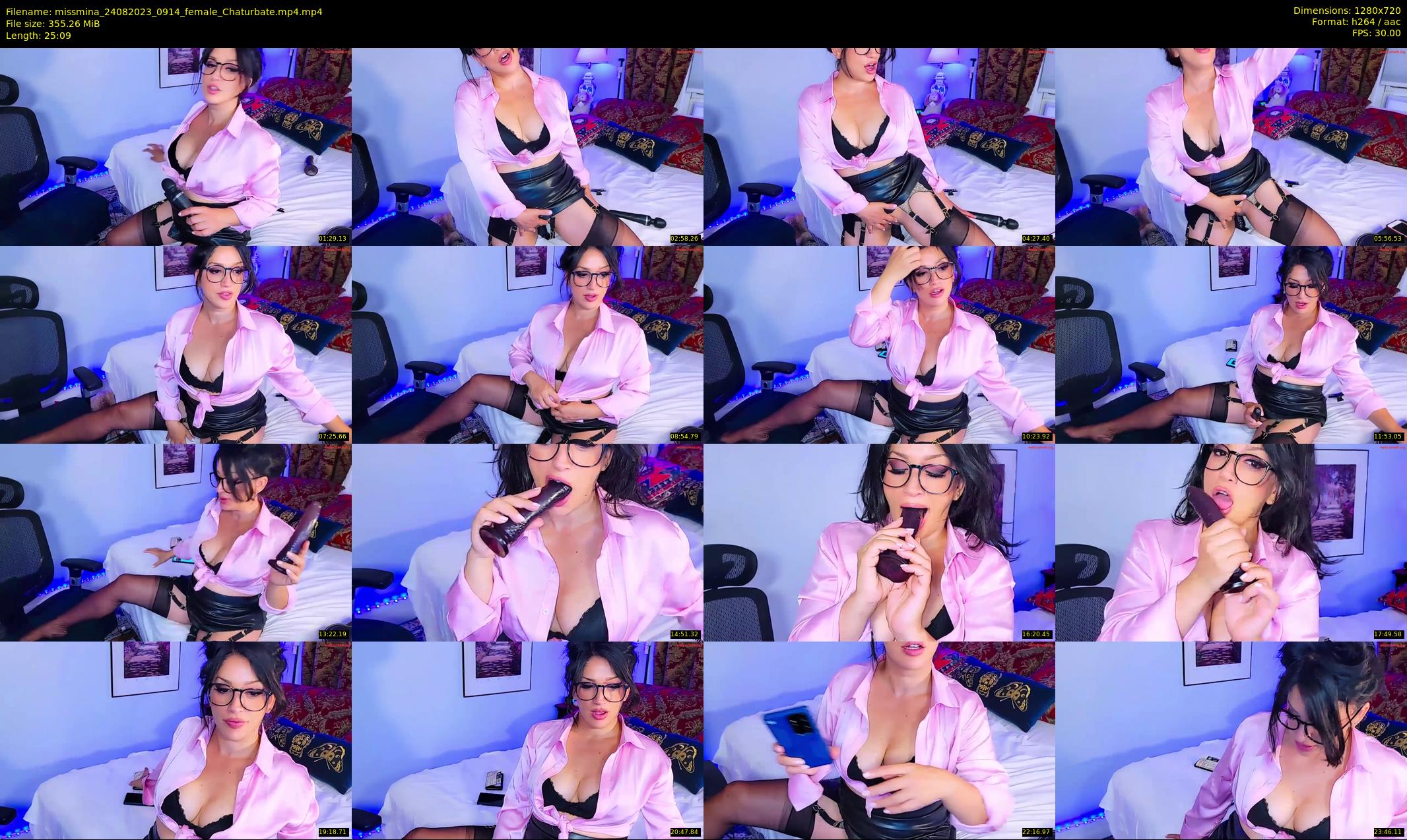 missmina — 26 minute Chaturbate female cam show recording, 720p, Aug 24, 2023