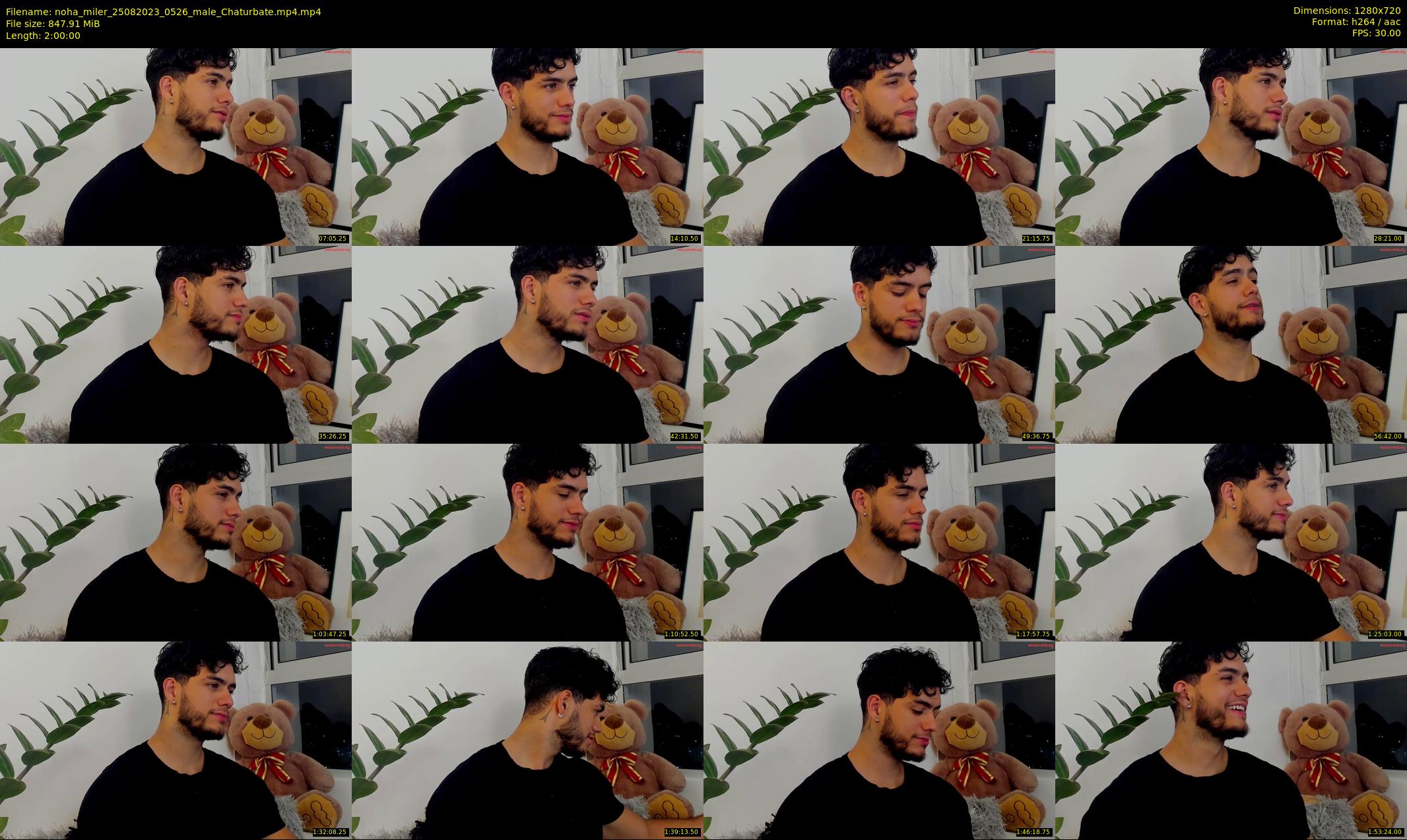 noha_miler — 120 minute Chaturbate male cam show recording, 720p, Aug 25, 2023