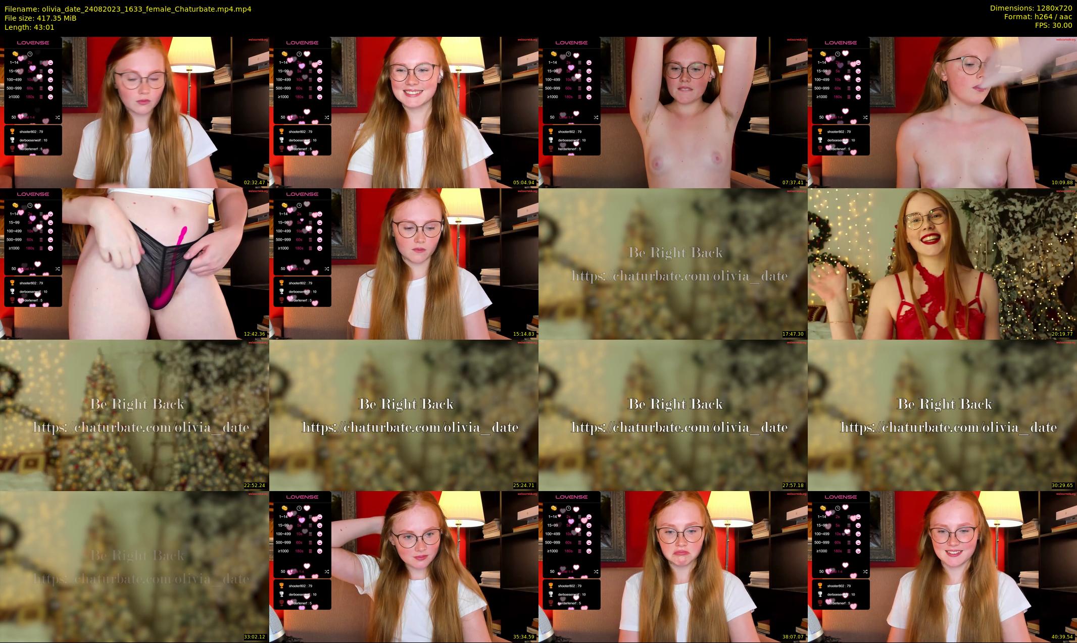 olivia_date — 44 minute Chaturbate female cam show recording, 720p, Aug 24, 2023