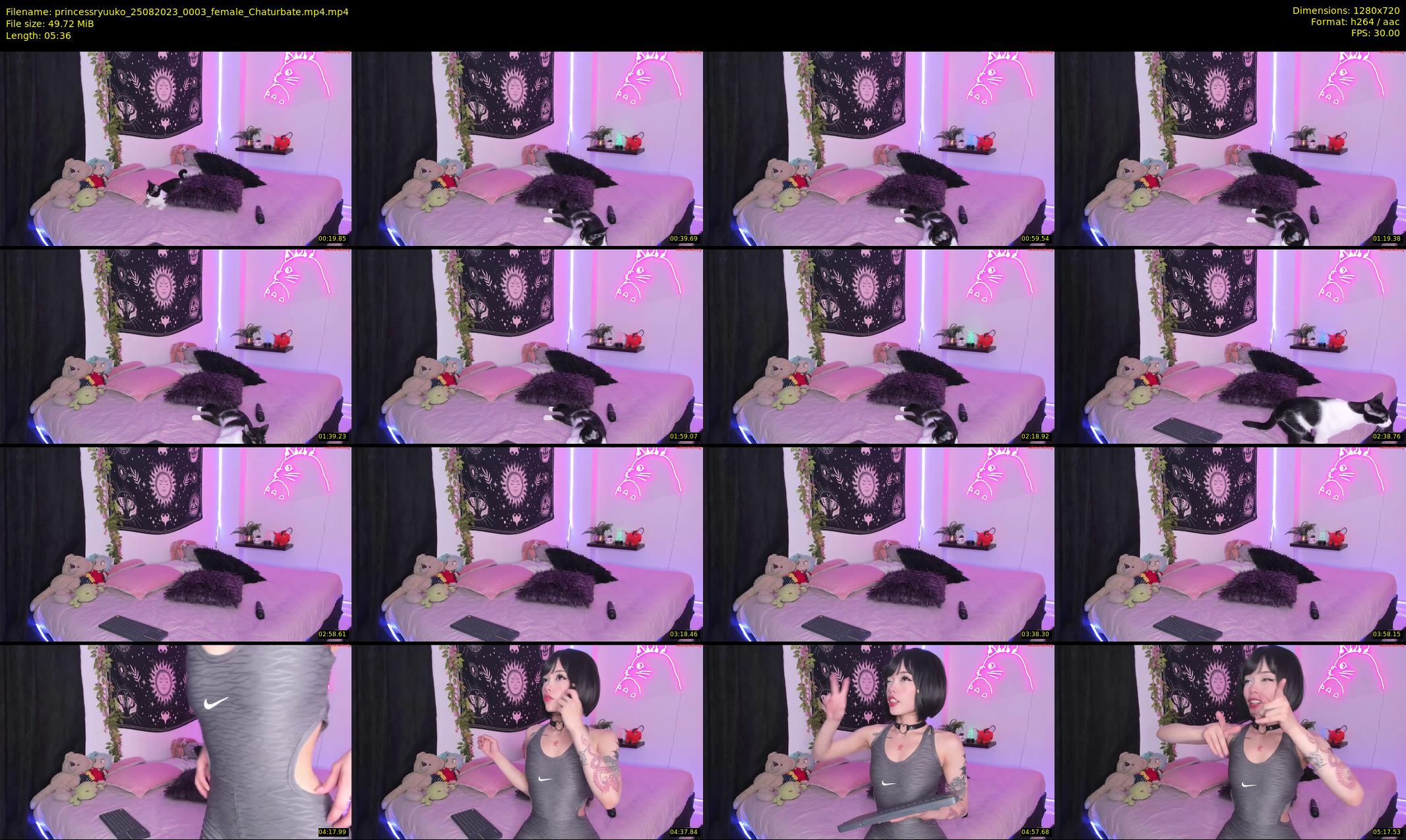 princessryuuko — 6 minute Chaturbate female cam show recording, 720p, Aug 25, 2023