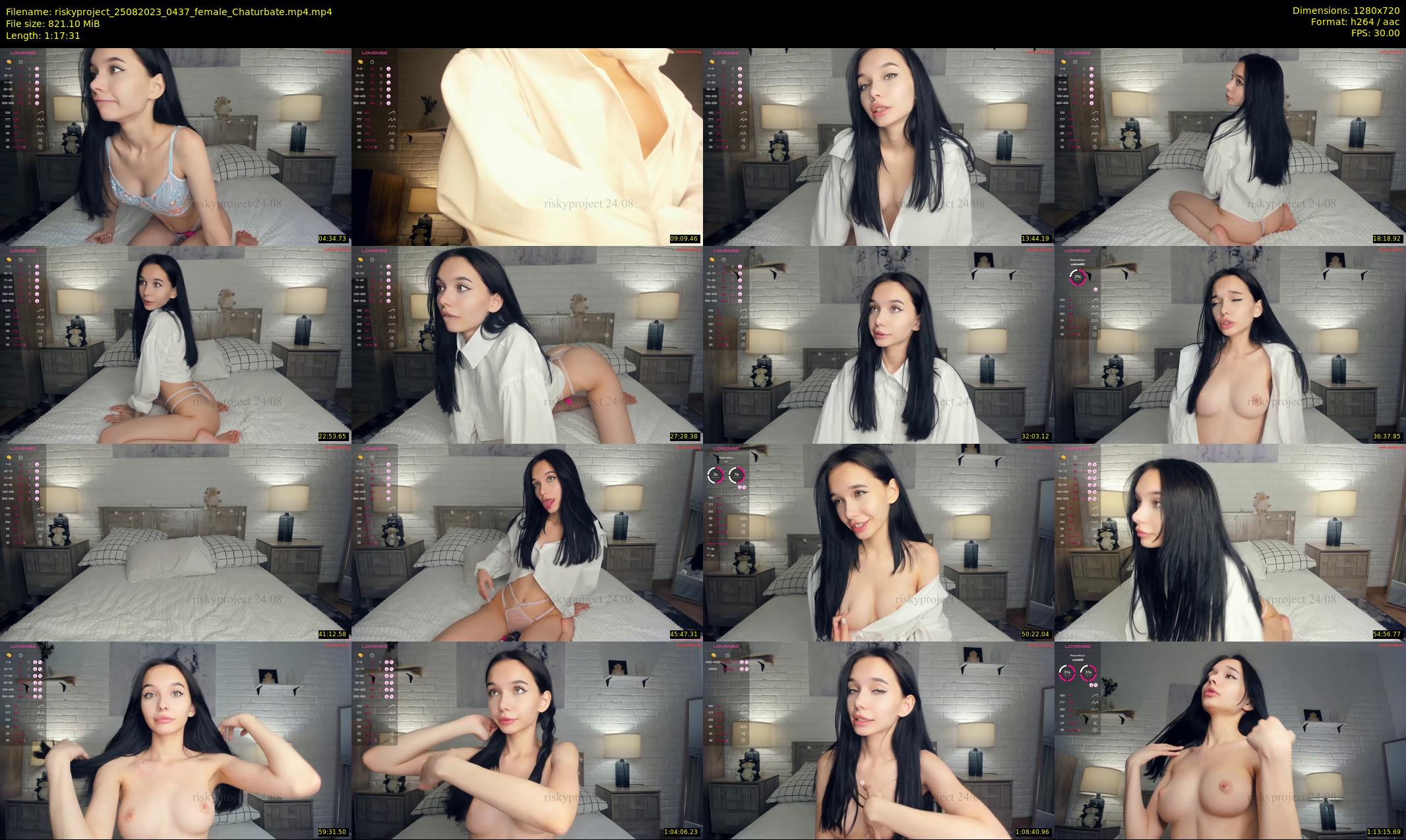 riskyproject — 78 minute Chaturbate couple cam show recording, 720p, Aug 25, 2023