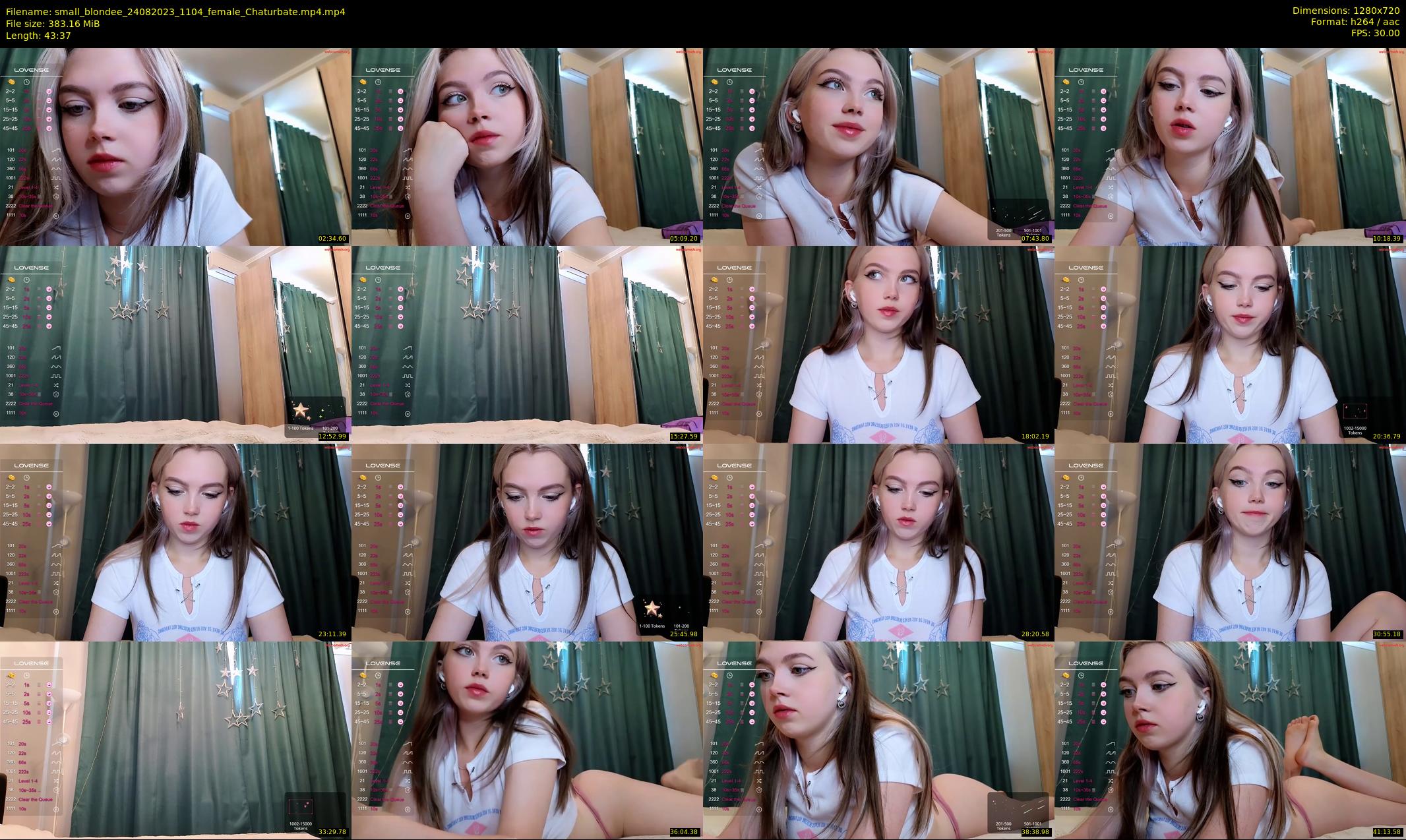 small_blondee — 44 minute Chaturbate female cam show recording, 720p, Aug 24, 2023