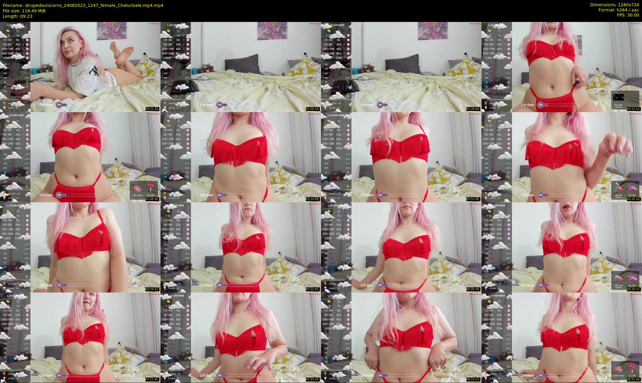 strupedsunicorns — 10 minute Chaturbate couple cam show recording, 720p, Aug 24, 2023