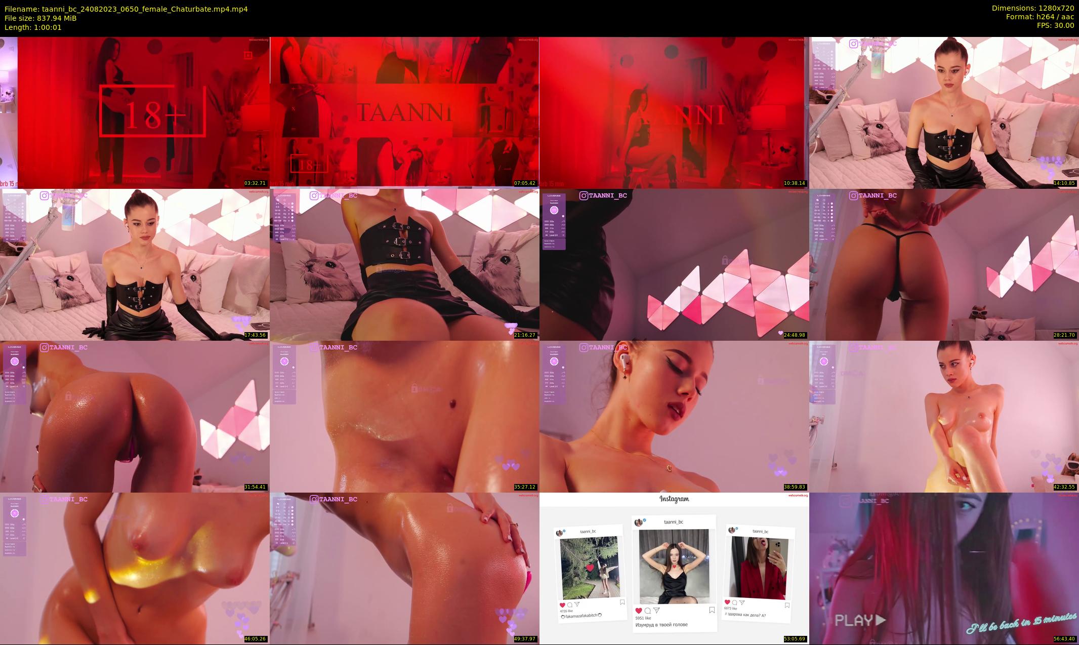 taanni_bc — 61 minute Chaturbate female cam show recording, 720p, Aug 24, 2023