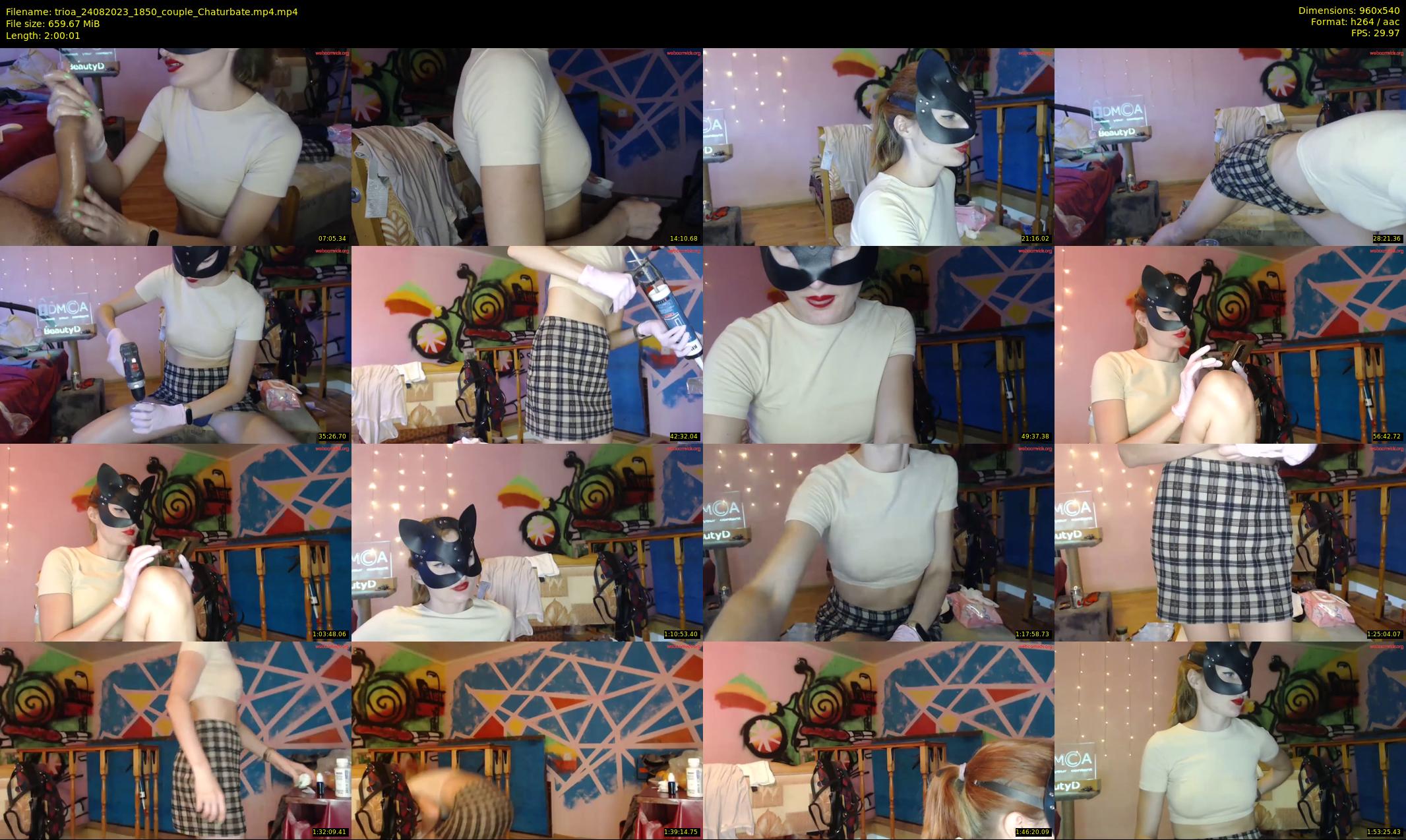 trioa — 121 minute Chaturbate couple cam show recording, 480p, Aug 24, 2023