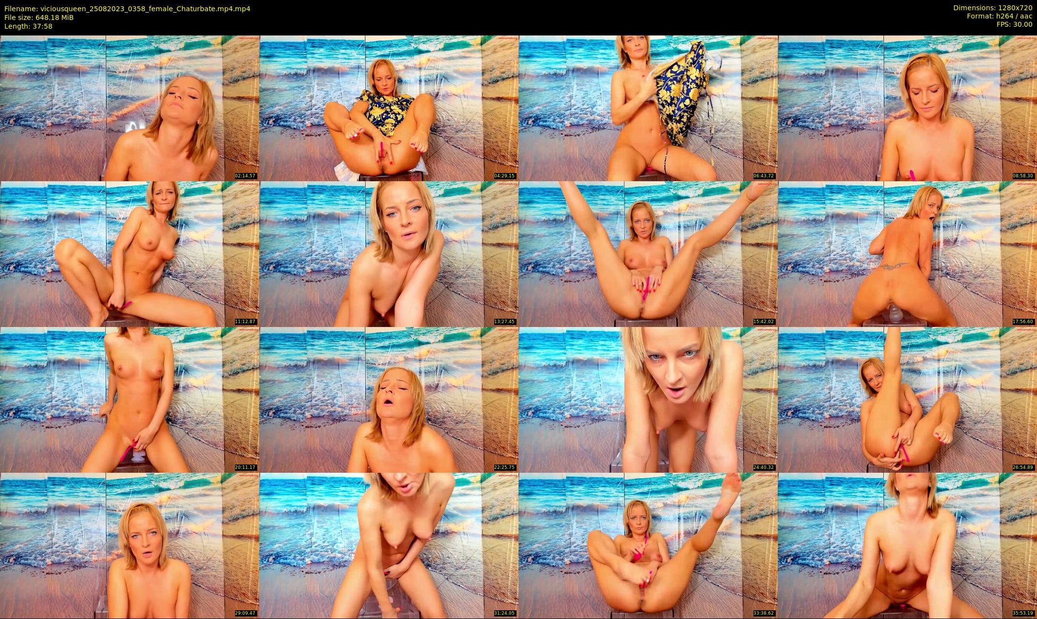 viciousqueen — 38 minute Chaturbate female cam show recording, 720p, Aug 25, 2023