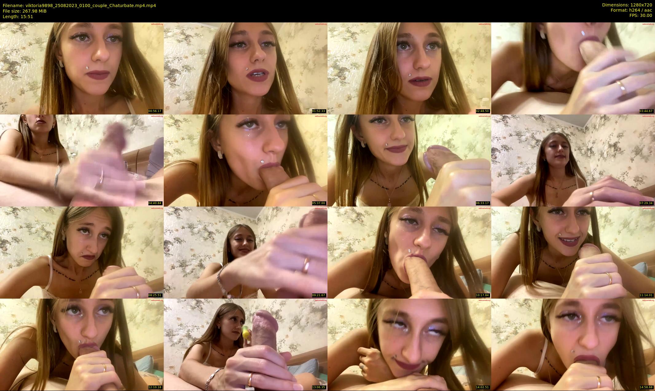 viktoria9898 — 16 minute Chaturbate couple cam show recording, 720p, Aug 25, 2023