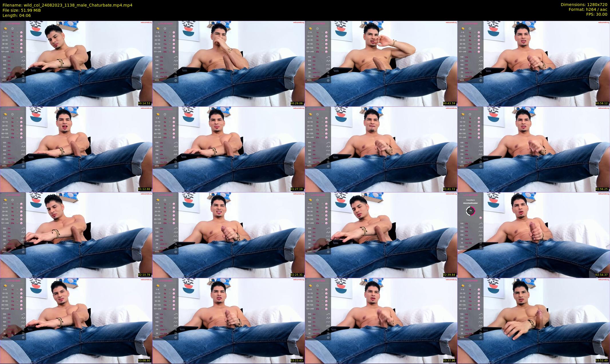 wild_col — 5 minute Chaturbate male cam show recording, 720p, Aug 24, 2023