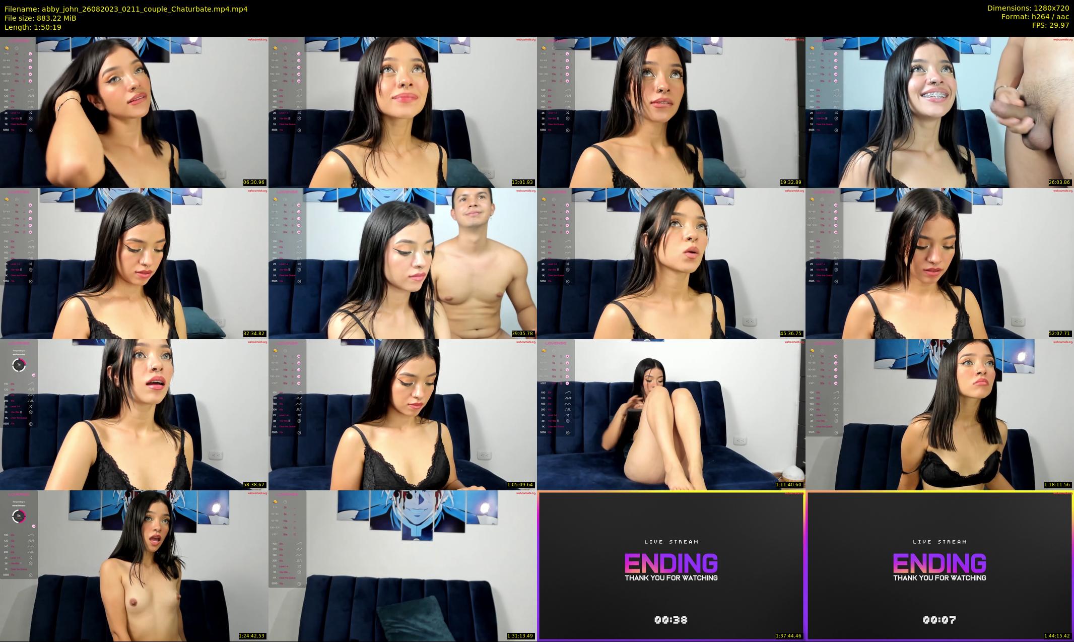 abby_john — 111 minute Chaturbate couple cam show recording, 720p, Aug 26, 2023