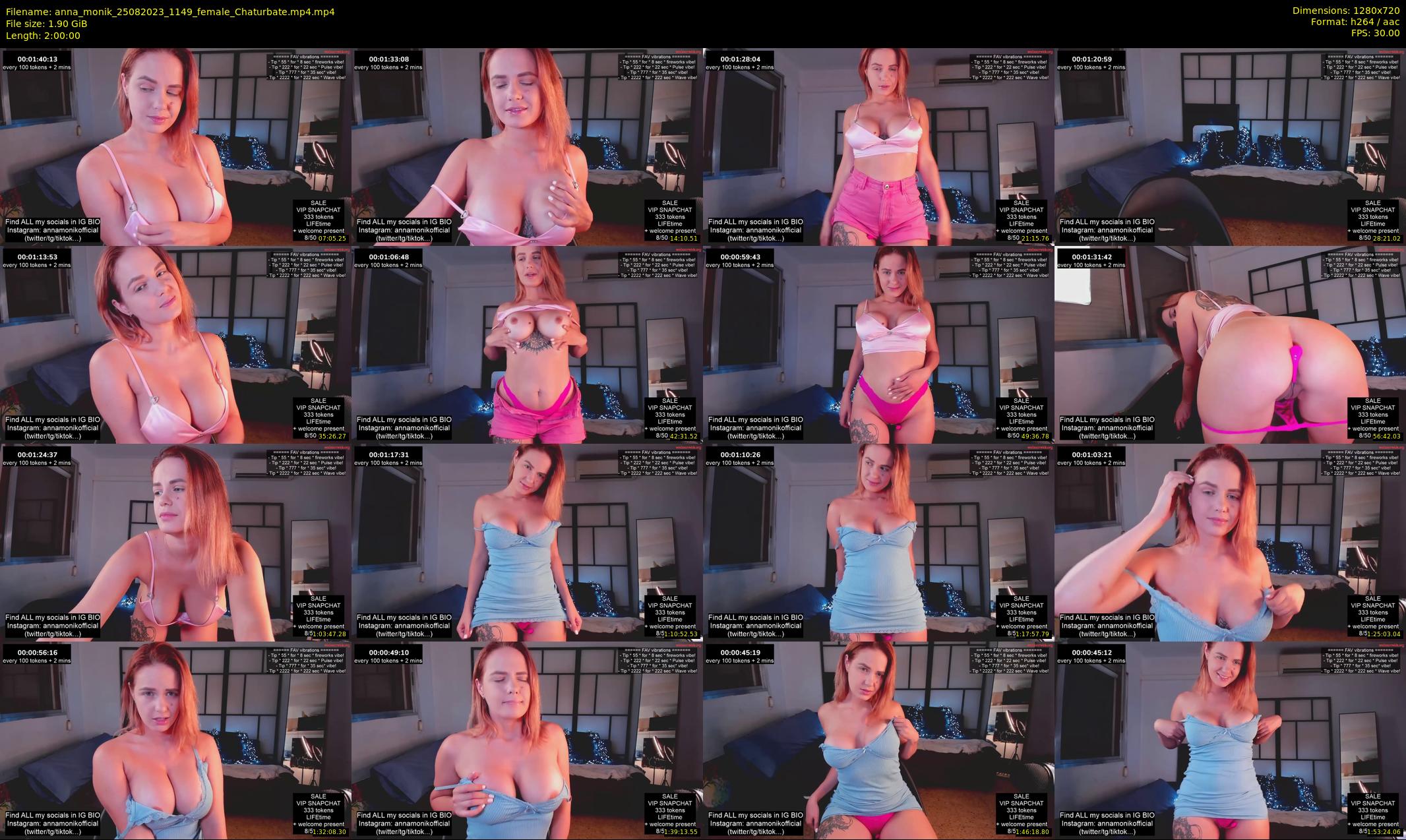 anna_monik — 120 minute Chaturbate couple cam show recording, 720p, Aug 25, 2023