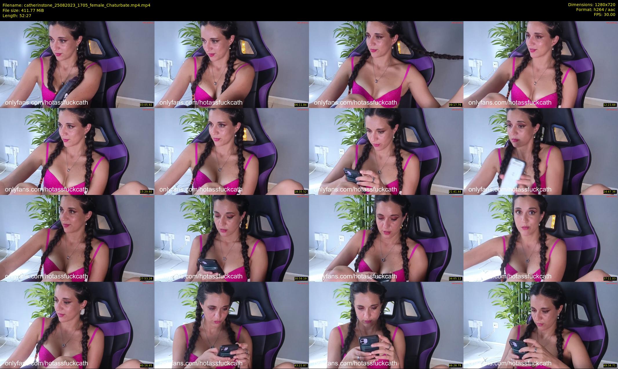 catherinstone — 53 minute Chaturbate female cam show recording, 720p, Aug 25, 2023
