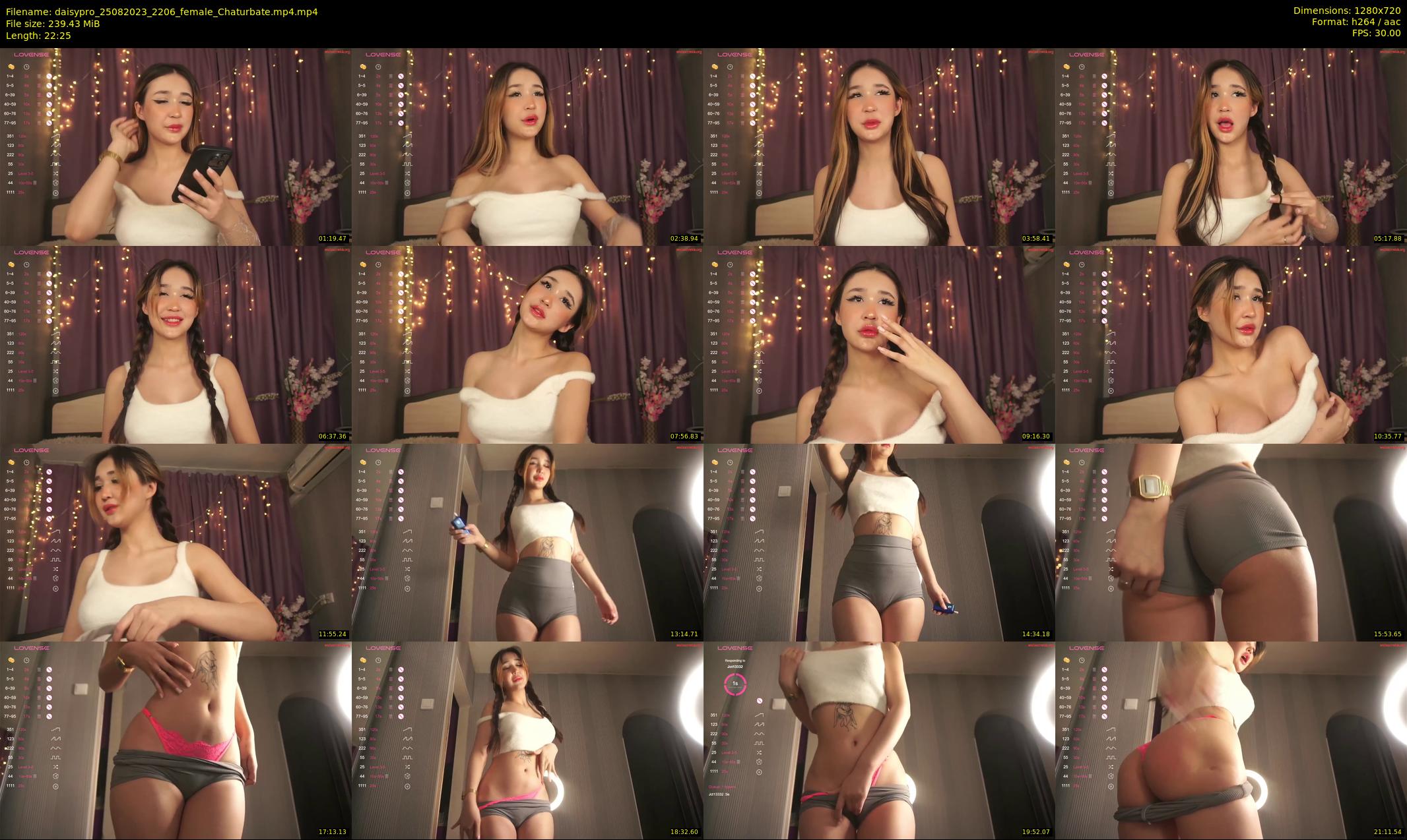 daisypro — 23 minute Chaturbate couple cam show recording, 720p, Aug 25, 2023