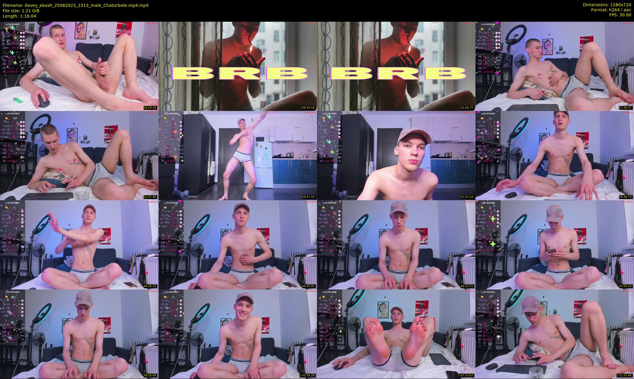 davey_ebash — 77 minute Chaturbate male cam show recording, 720p, Aug 25, 2023