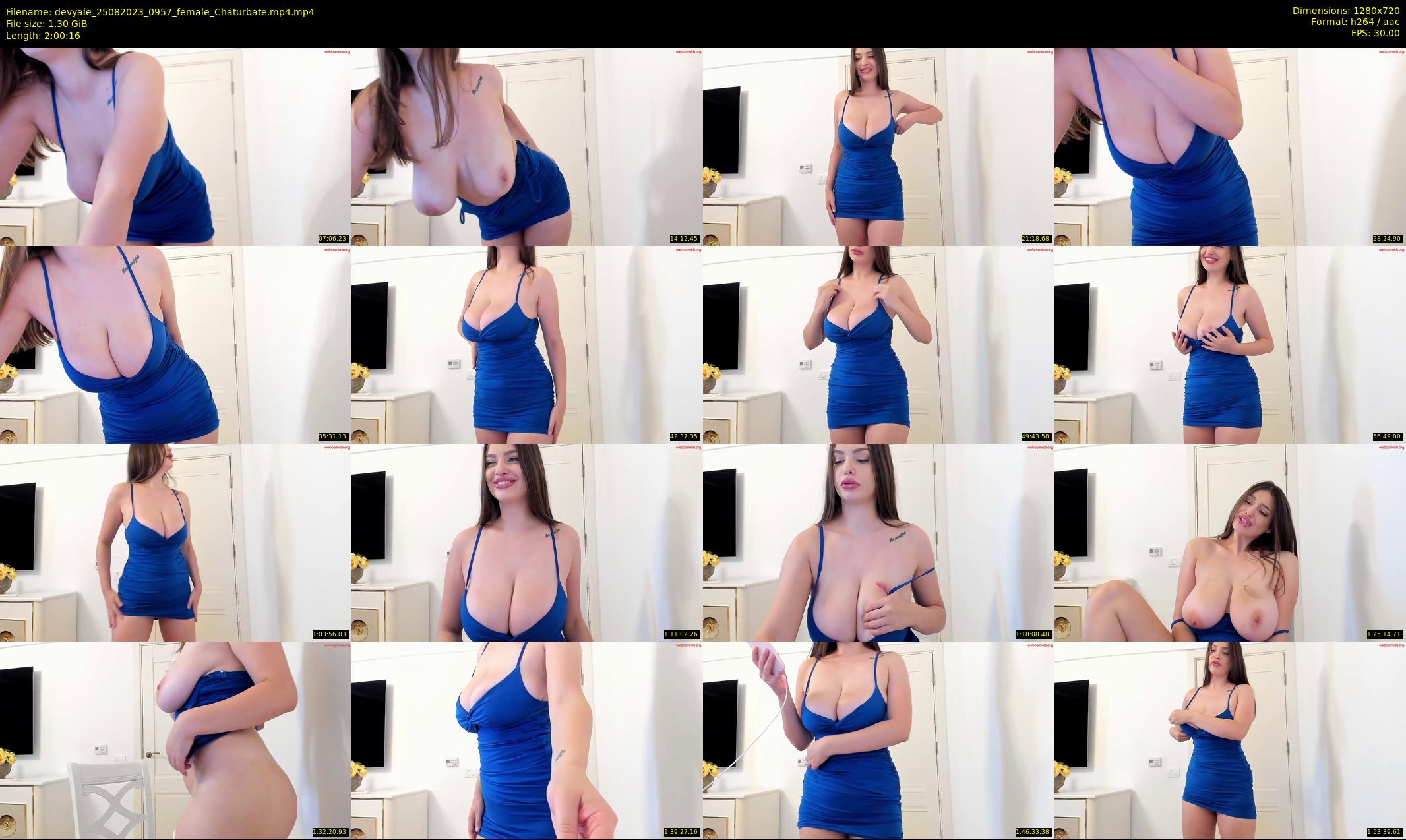 devyale — 121 minute Chaturbate female cam show recording, 720p, Aug 25, 2023