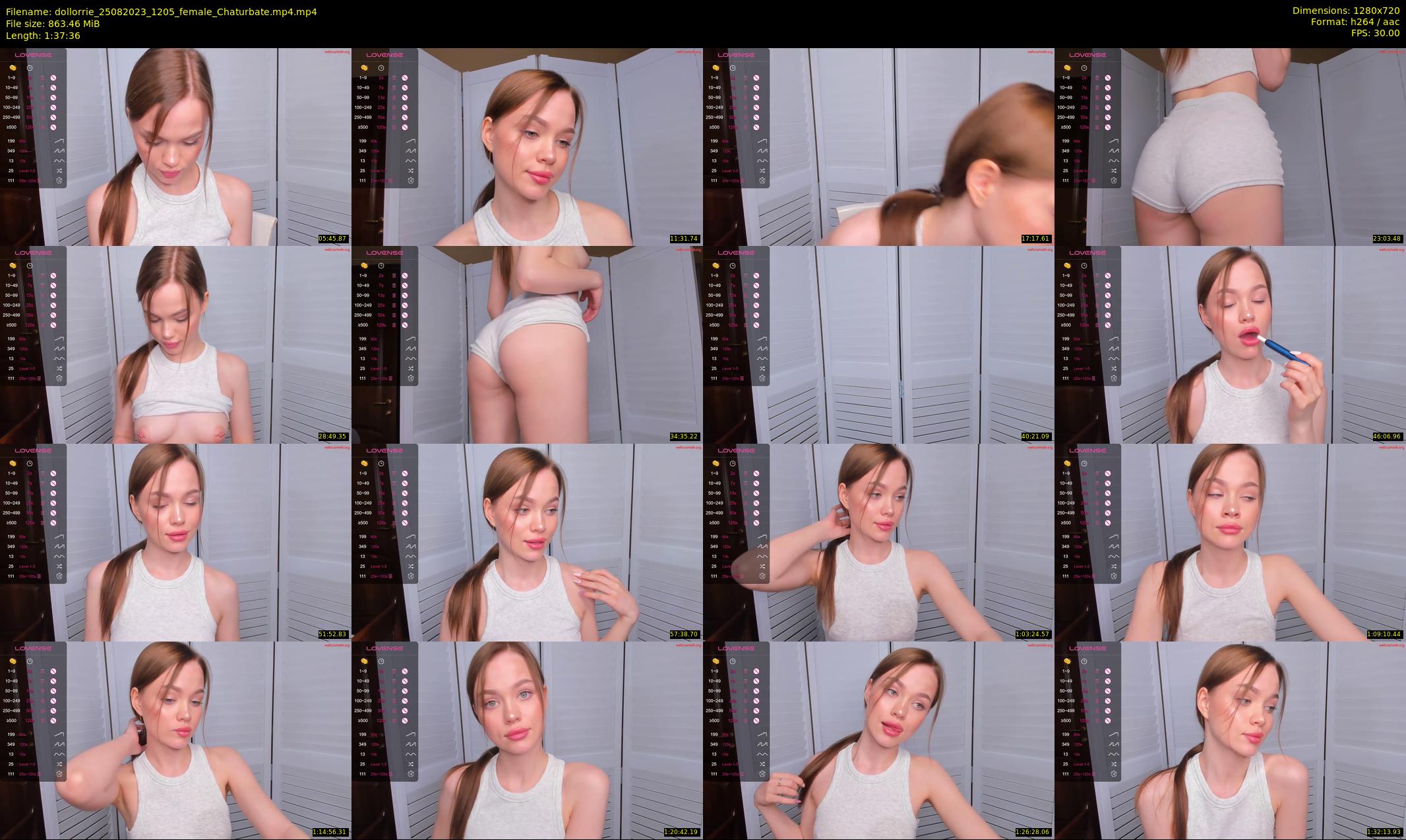 dollorrie — 98 minute Chaturbate couple cam show recording, 720p, Aug 25, 2023