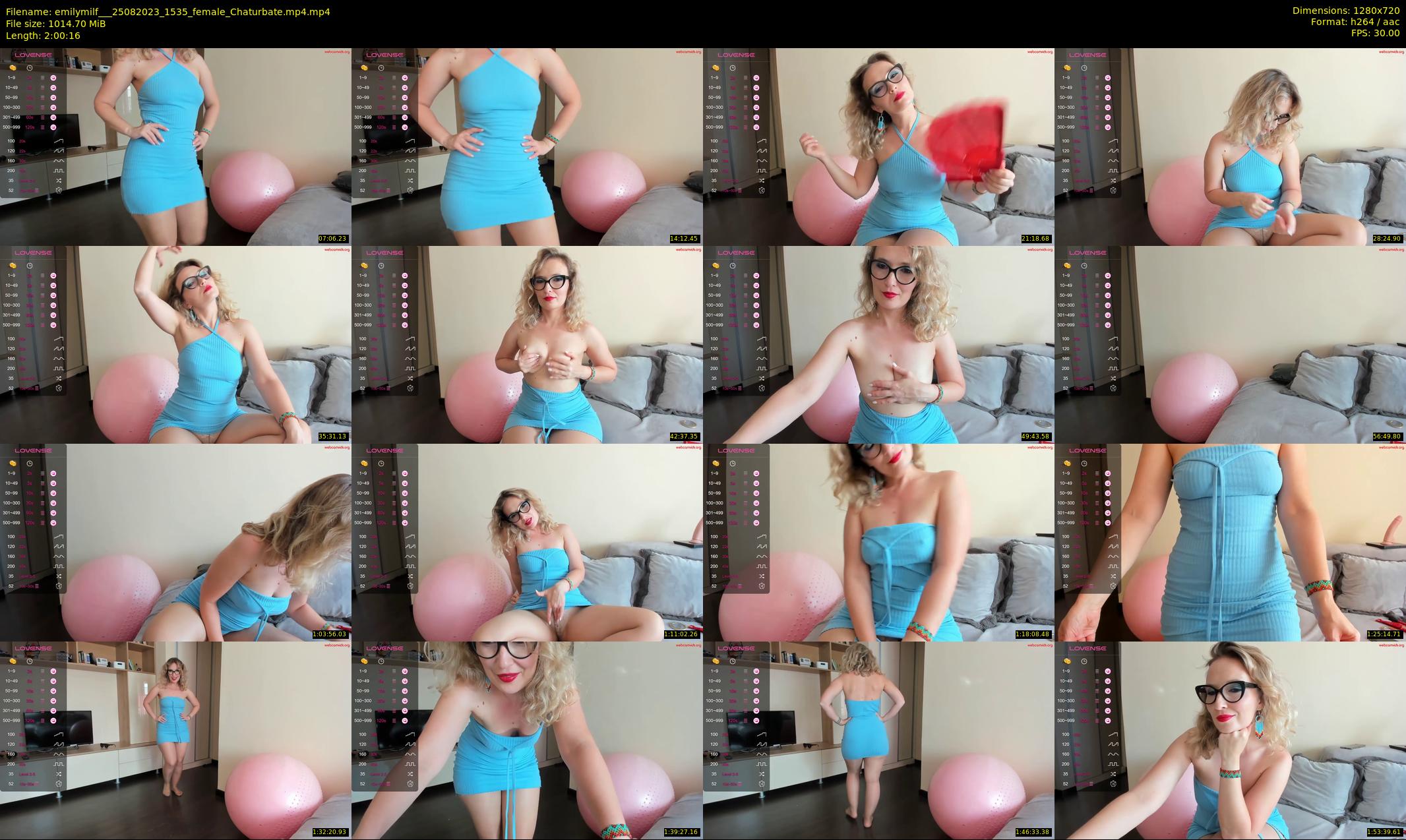 emilymilf__ — 121 minute Chaturbate female cam show recording, 720p, Aug 25, 2023