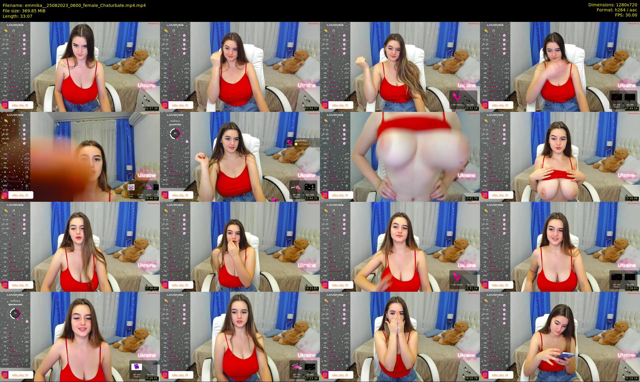 emmika_ — 34 minute Chaturbate female cam show recording, 720p, Aug 25, 2023