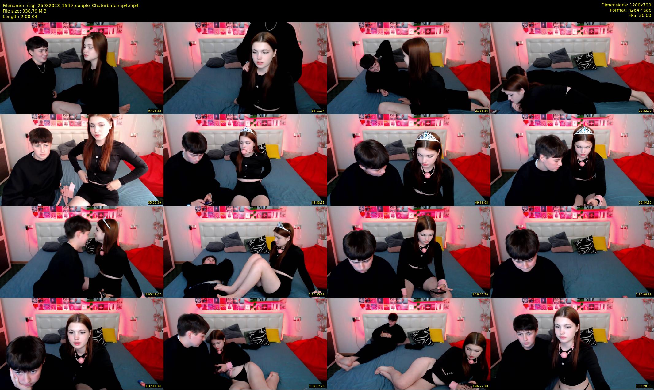 hizgi — 121 minute Chaturbate couple cam show recording, 720p, Aug 25, 2023