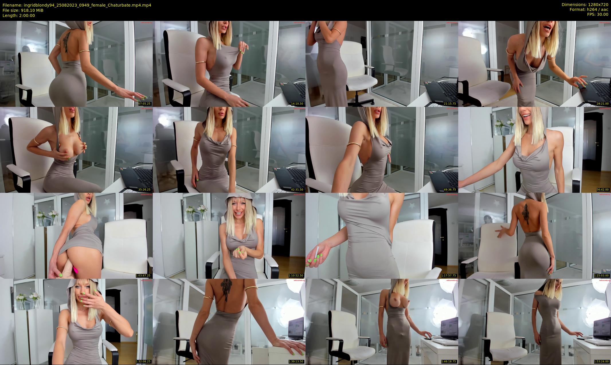 ingridblondy94 — 120 minute Chaturbate female cam show recording, 720p, Aug 25, 2023