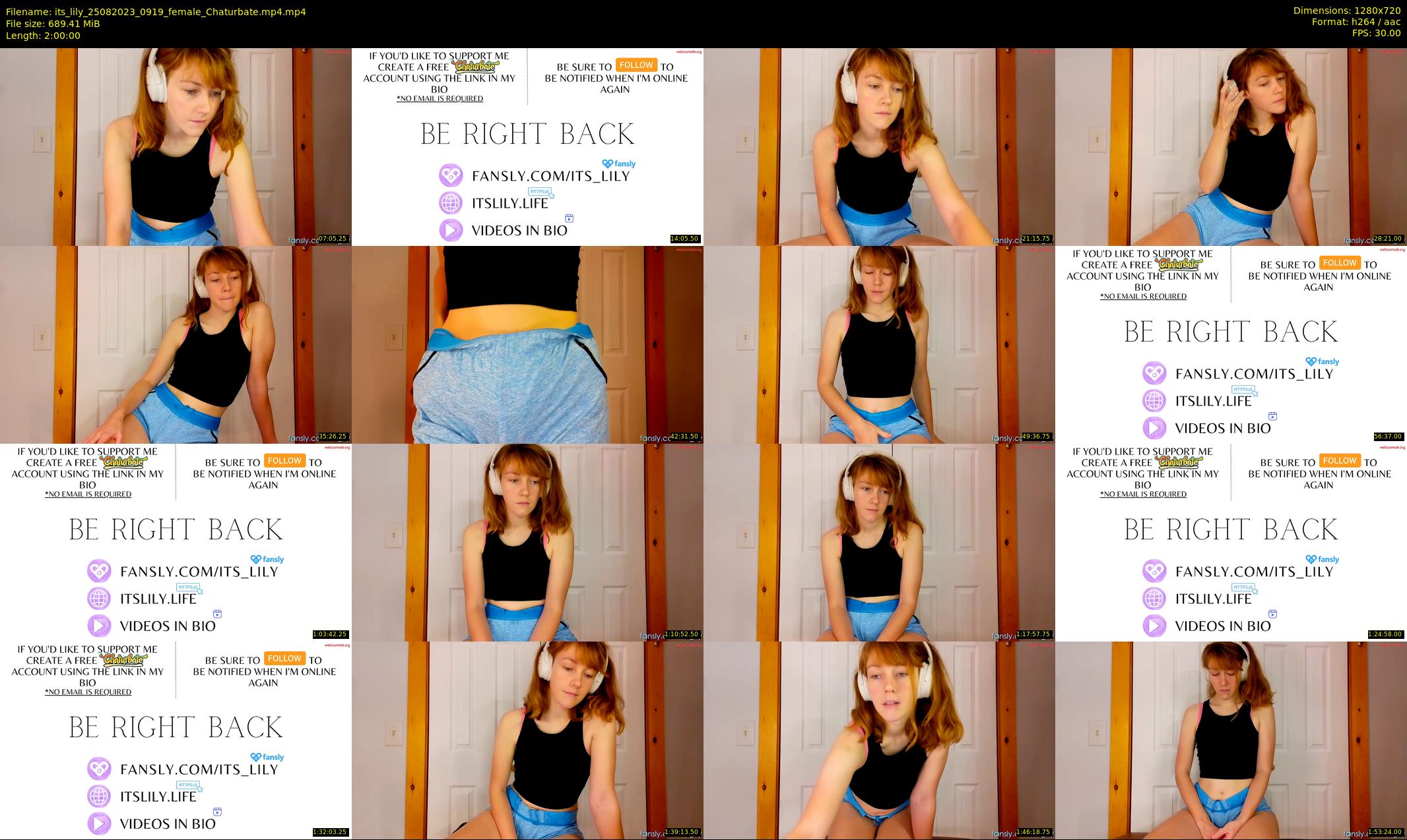 its_lily — 120 minute Chaturbate female cam show recording, 720p, Aug 25, 2023