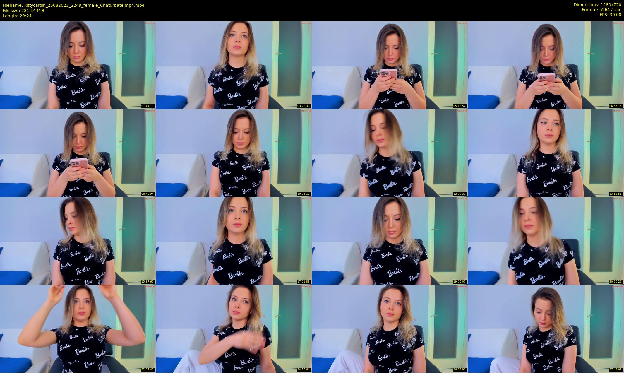 kittycaitlin — 30 minute Chaturbate female cam show recording, 720p, Aug 25, 2023