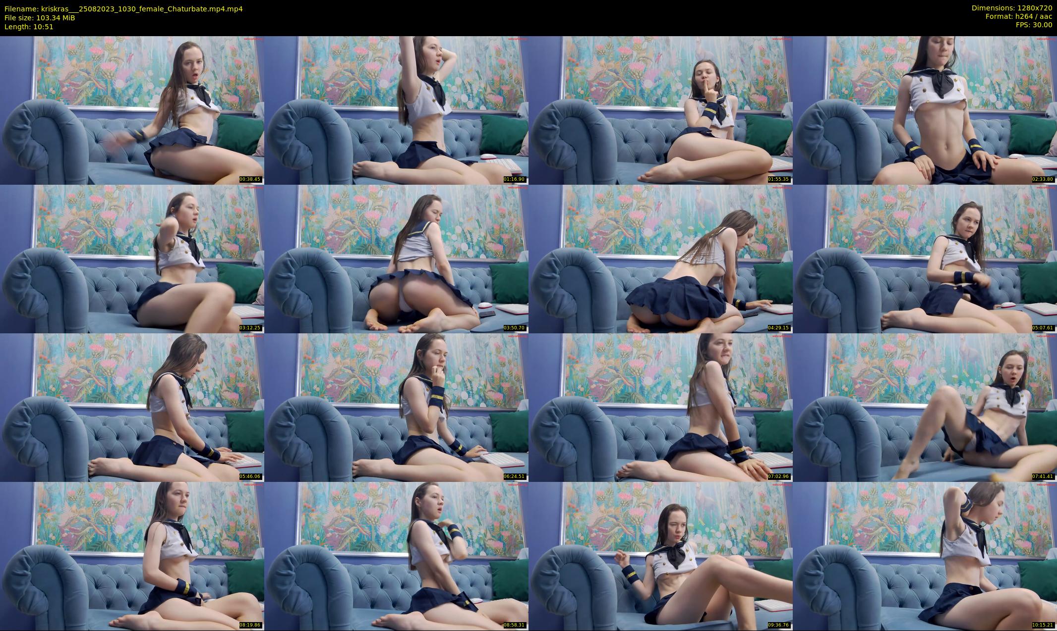 kriskras__ — 11 minute Chaturbate female cam show recording, 720p, Aug 25, 2023