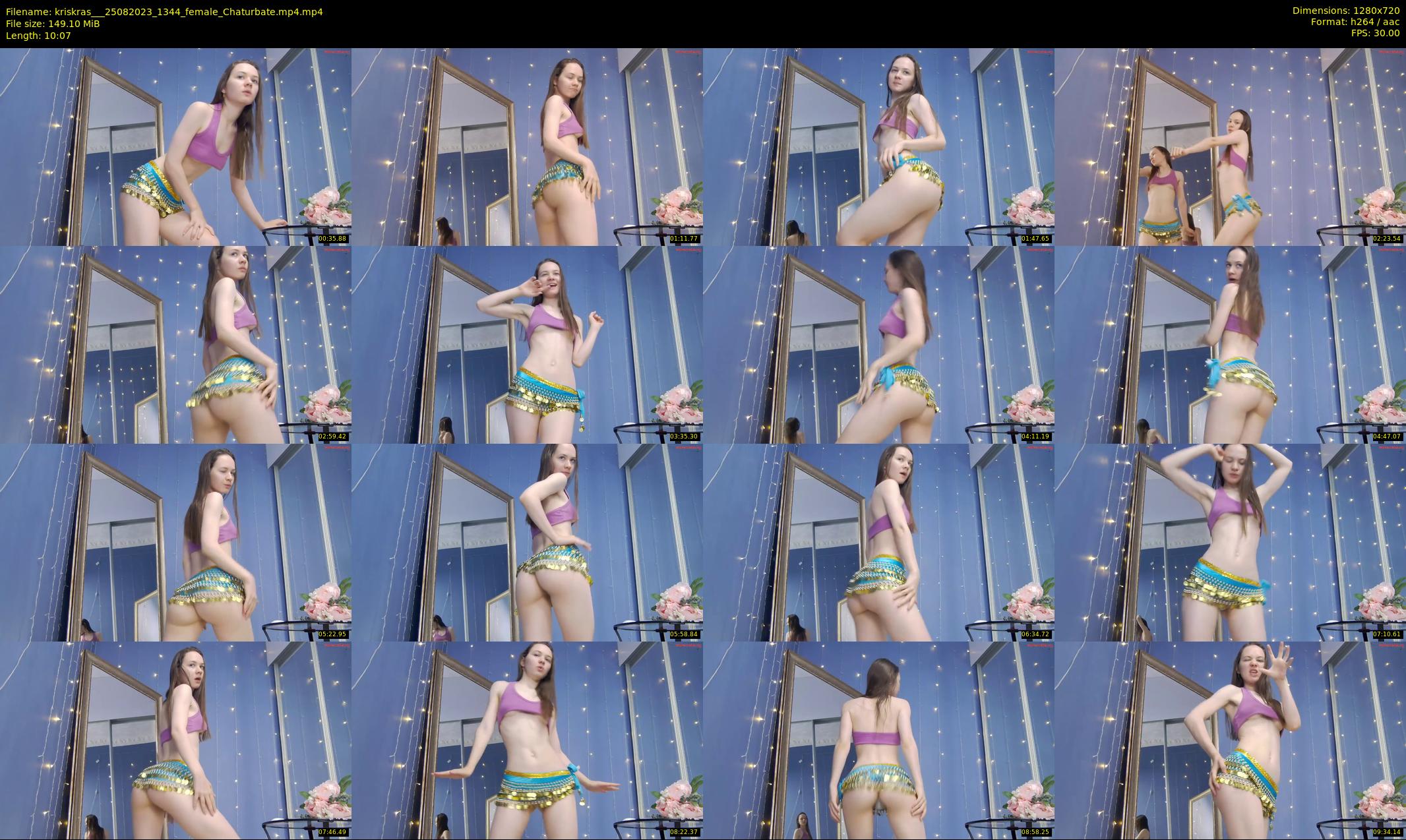 kriskras__ — 11 minute Chaturbate female cam show recording, 720p, Aug 25, 2023