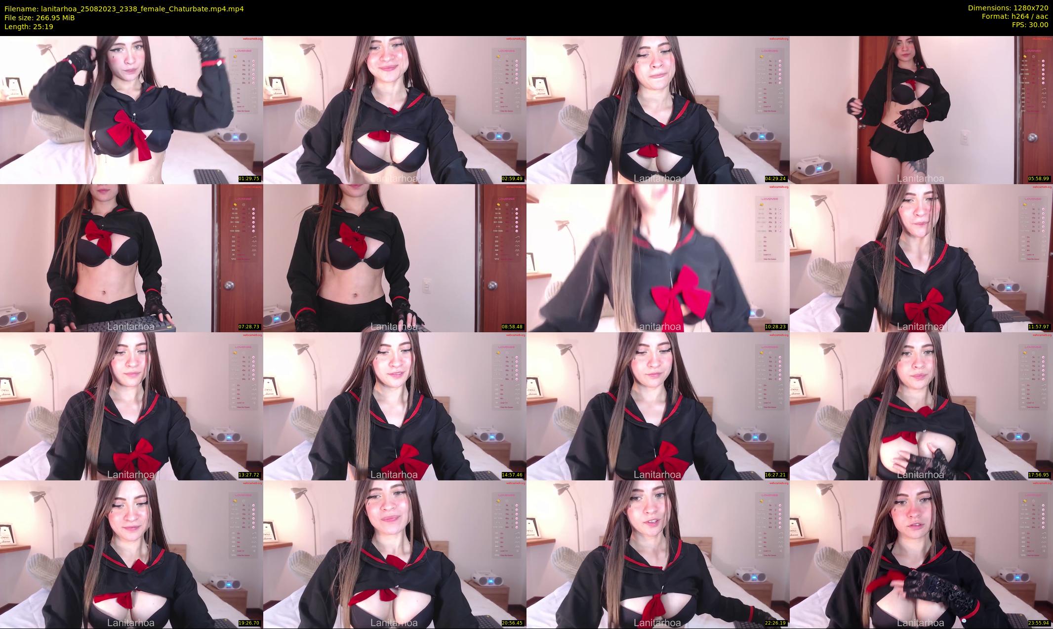 lanitarhoa — 26 minute Chaturbate female cam show recording, 720p, Aug 25, 2023