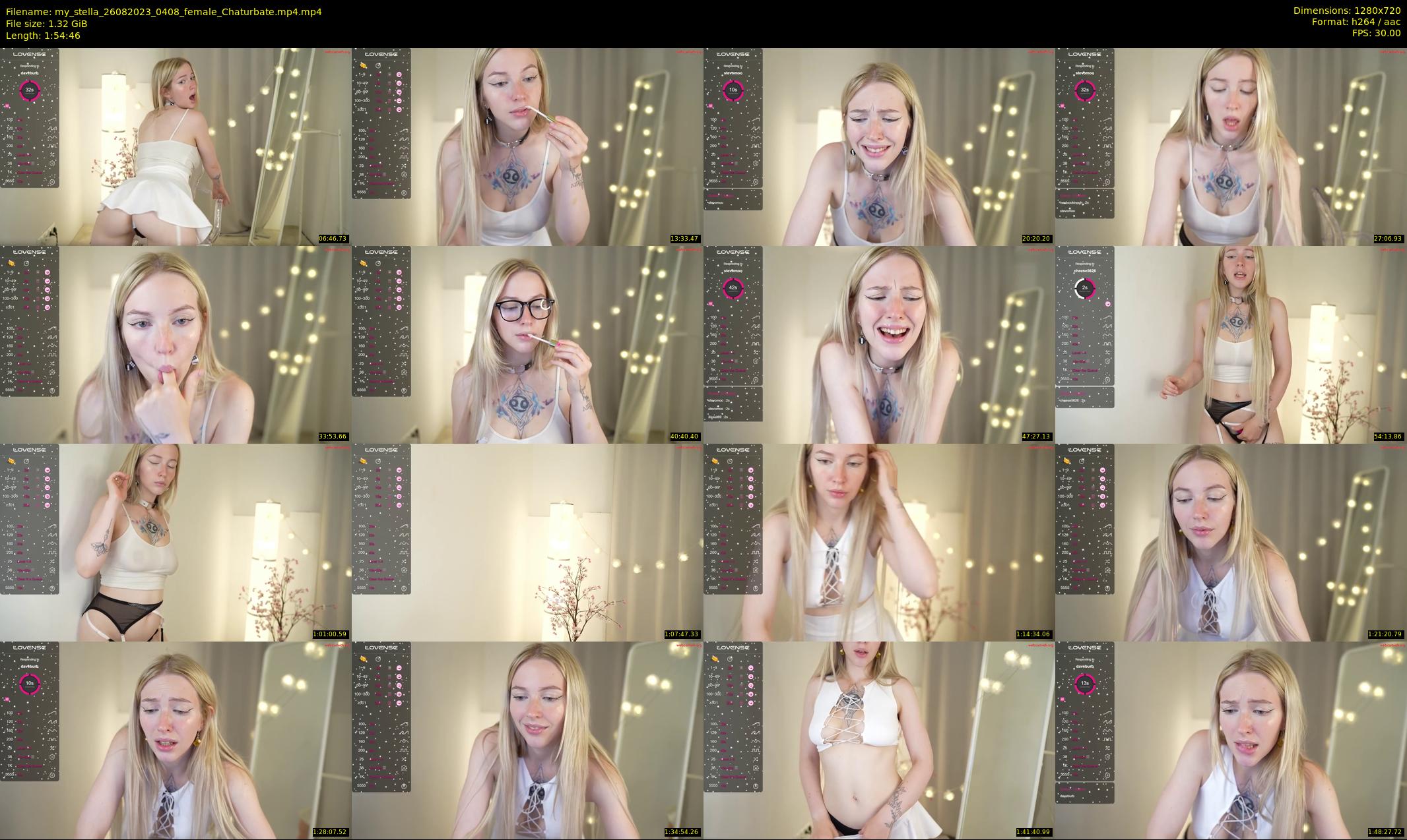 my_stella — 115 minute Chaturbate female cam show recording, 720p, Aug 26, 2023