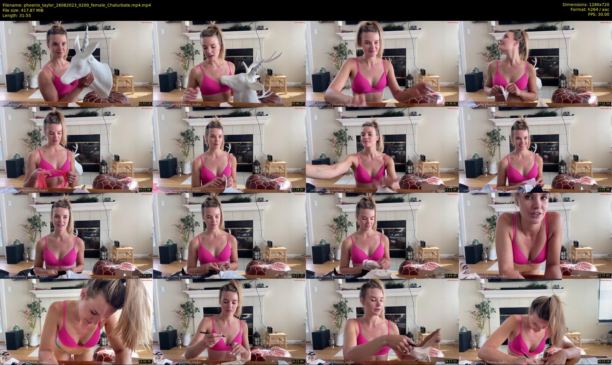 phoenix_taylor — 32 minute Chaturbate female cam show recording, 720p, Aug 26, 2023
